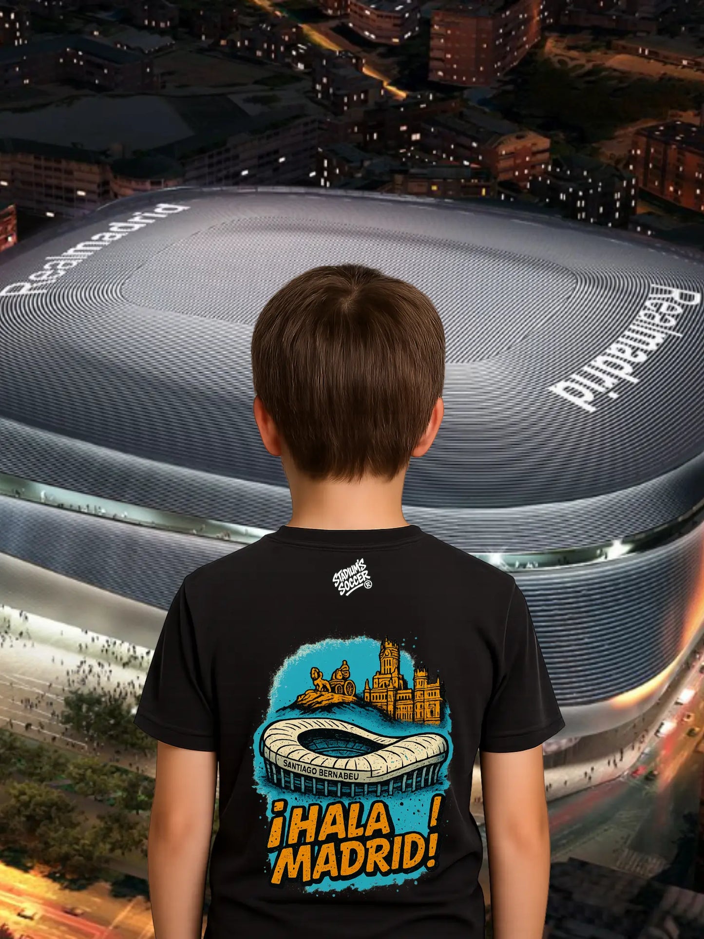 T-Shirt "¡Hala Madrid!" | Passion Real Madrid & Stade Bernabéu – Exclusivité Tess de France - tessdefrance