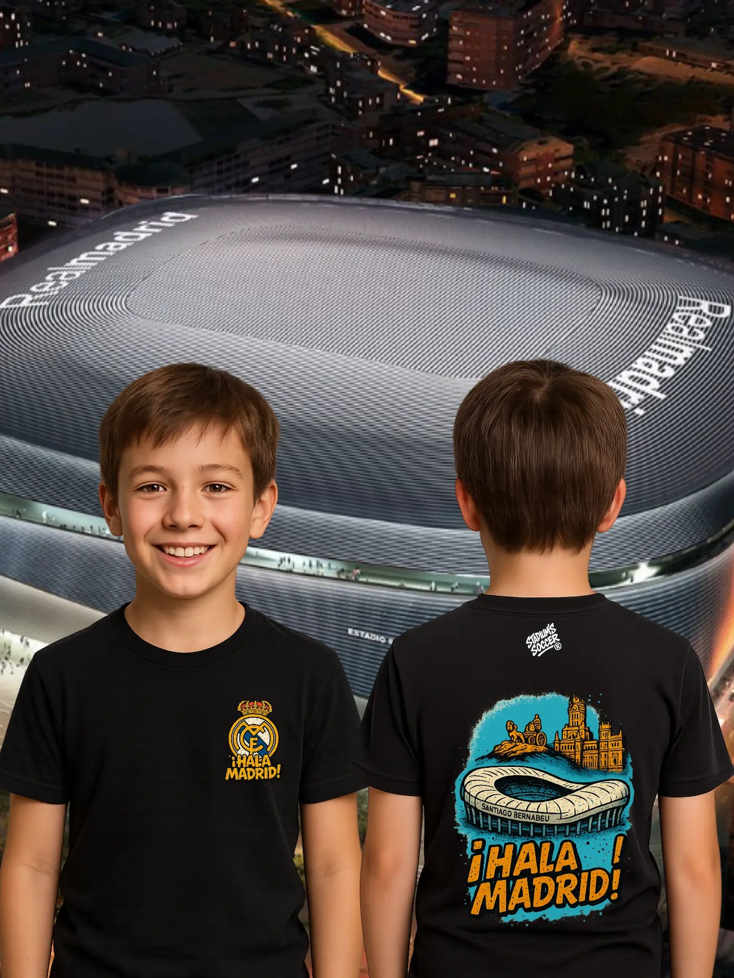 T-Shirt "¡Hala Madrid!" | Passion Real Madrid & Stade Bernabéu – Exclusivité Tess de France - tessdefrance
