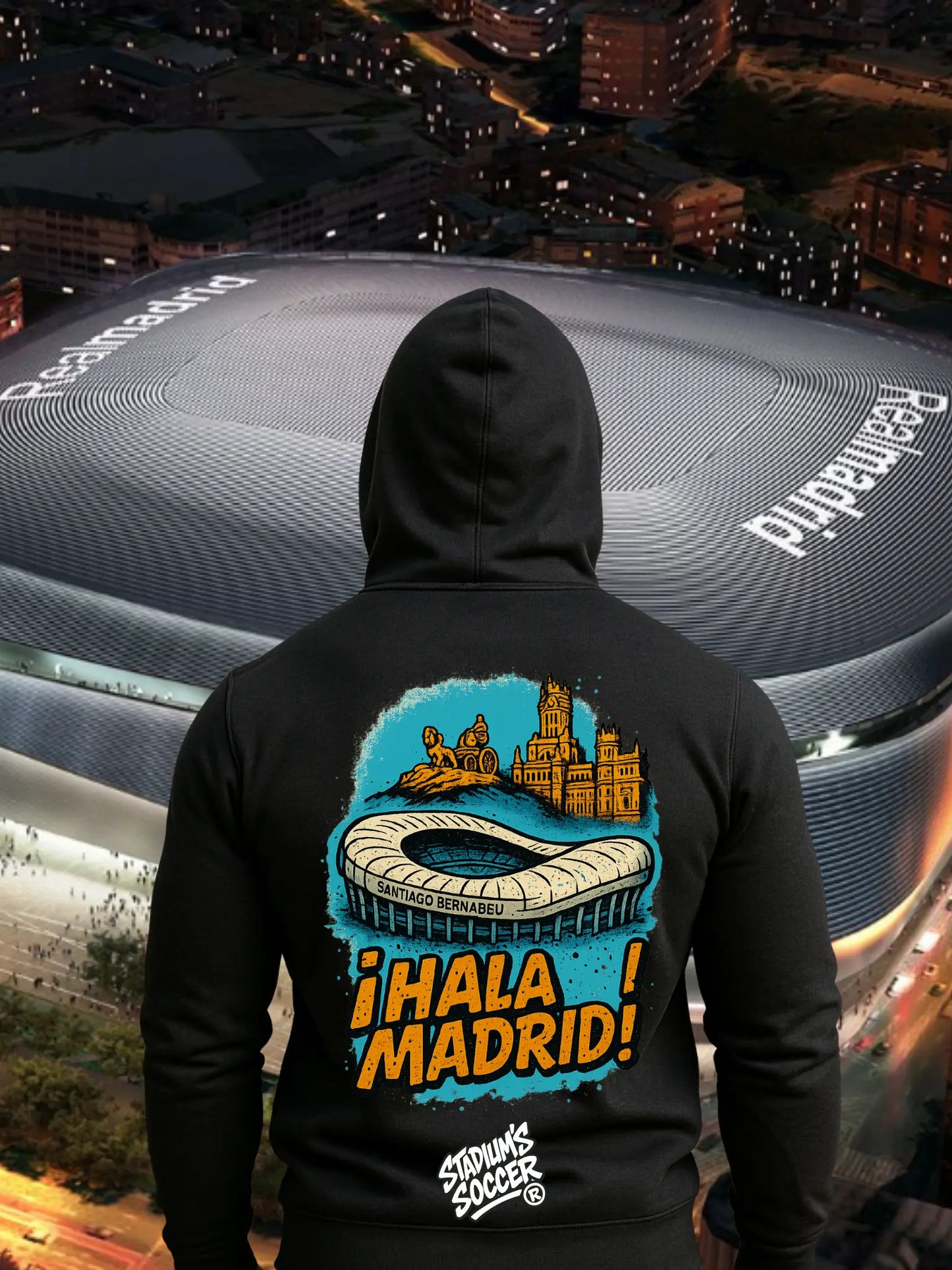 T-Shirt "¡Hala Madrid!" | Passion Real Madrid & Stade Bernabéu – Exclusivité Tess de France - tessdefrance