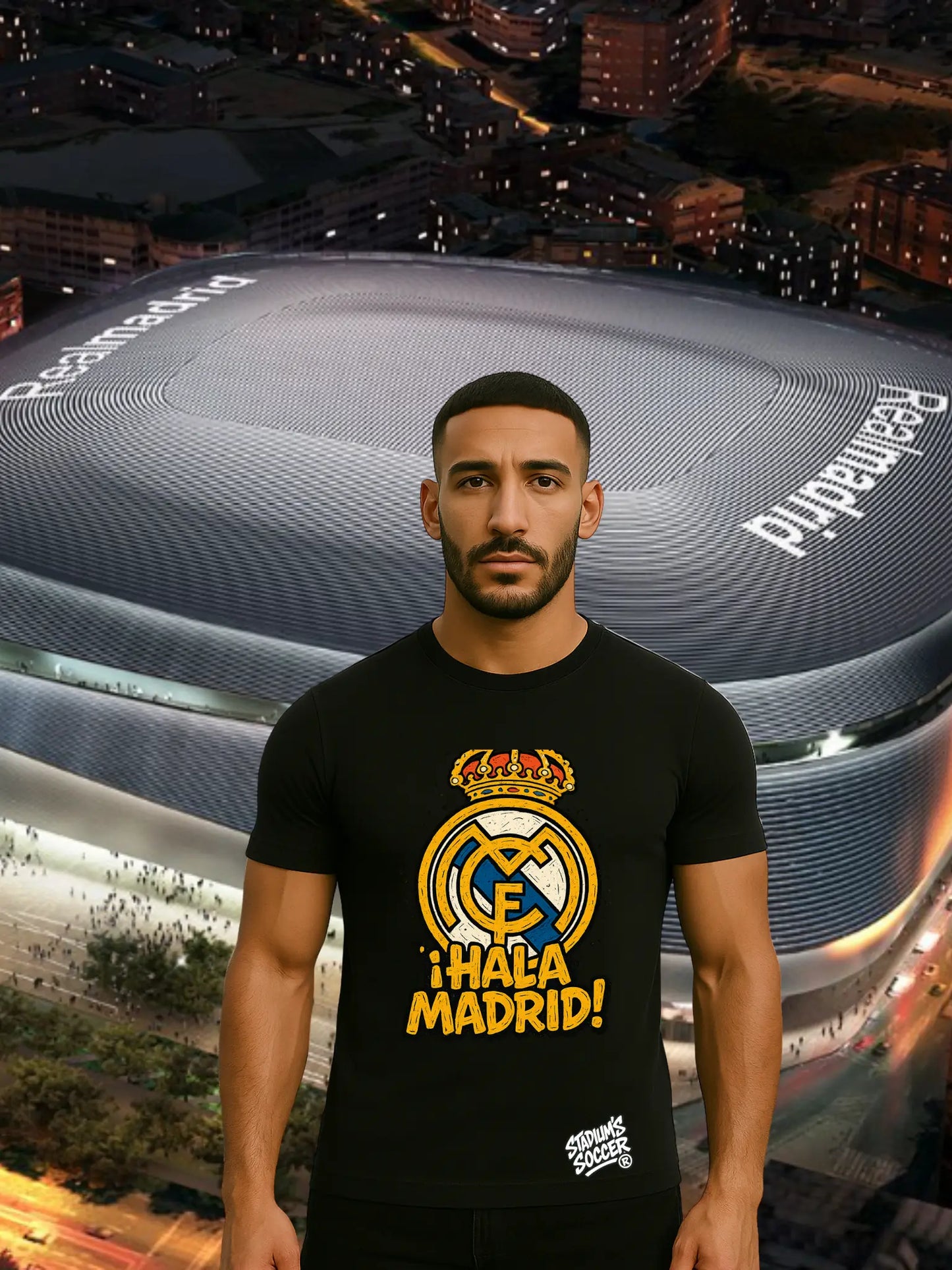 T-Shirt "¡Hala Madrid!" | Passion Real Madrid & Stade Bernabéu – Exclusivité Tess de France - tessdefrance
