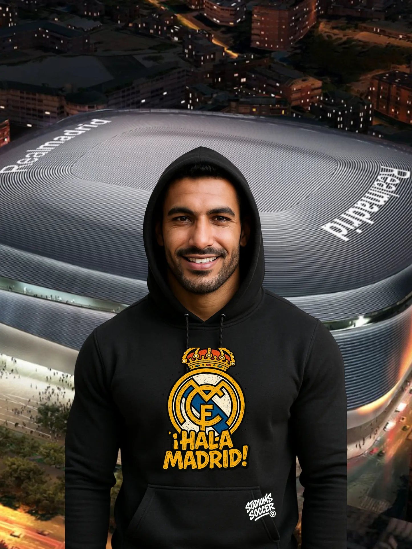 T-Shirt "¡Hala Madrid!" | Passion Real Madrid & Stade Bernabéu – Exclusivité Tess de France - tessdefrance