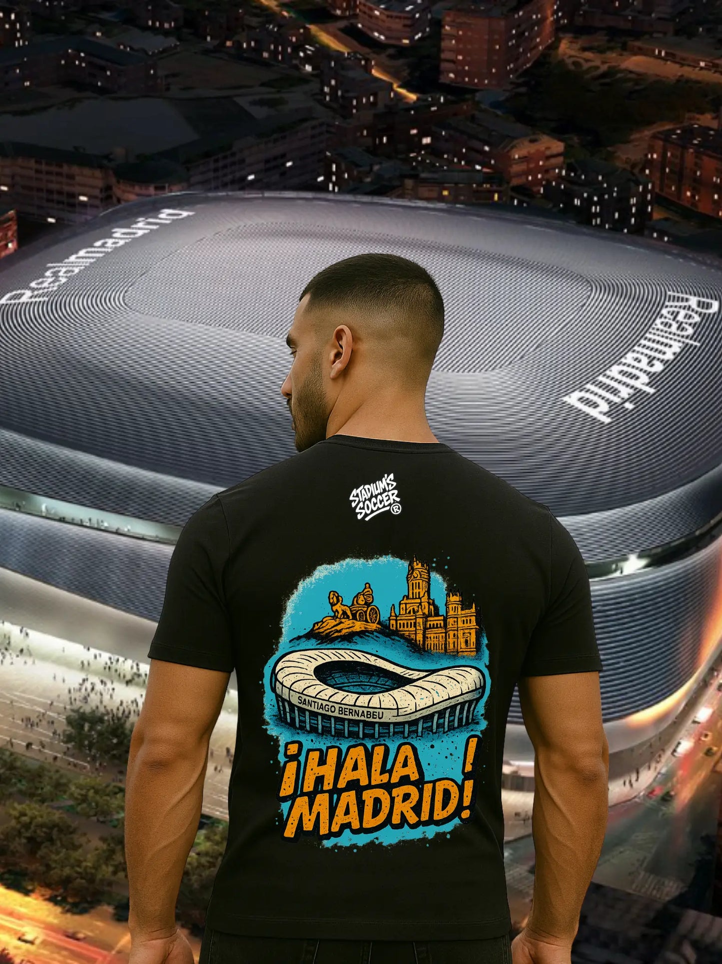 T-Shirt "¡Hala Madrid!" | Passion Real Madrid & Stade Bernabéu – Exclusivité Tess de France - tessdefrance