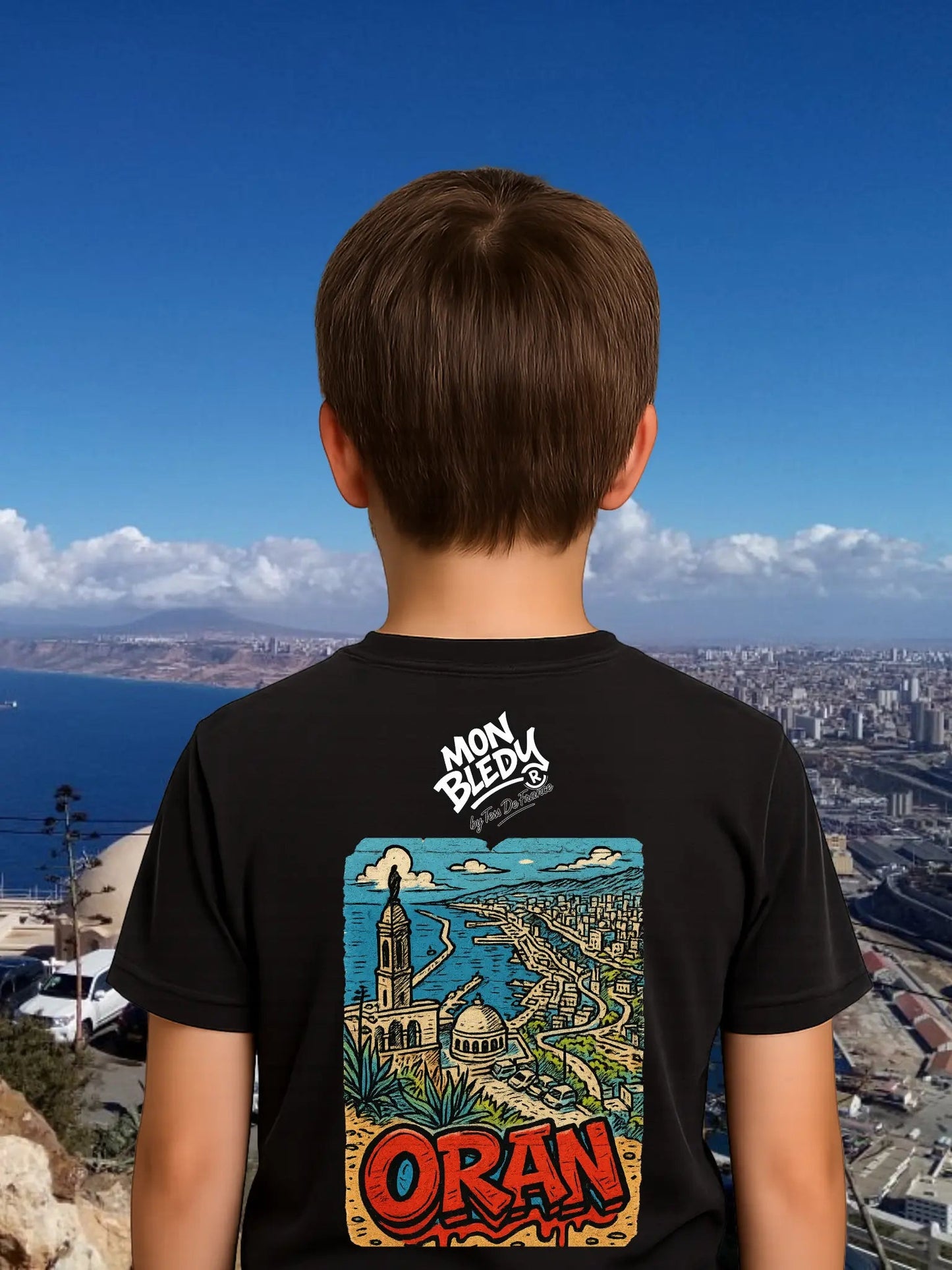 T-Shirt "Oran" – MON BLEDY® | Streetwear algérien fier et stylé - tessdefrance