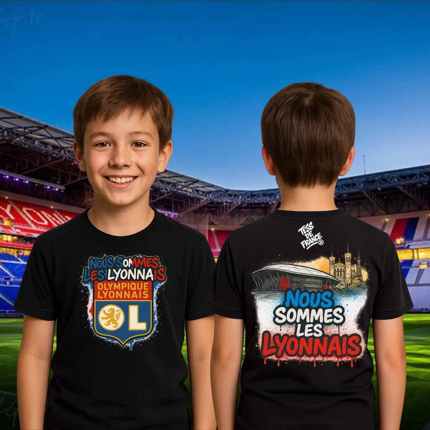 T-shirt & sweat OL "Nous sommes les Lyonnais" – Enfant & Adulte - tessdefrance