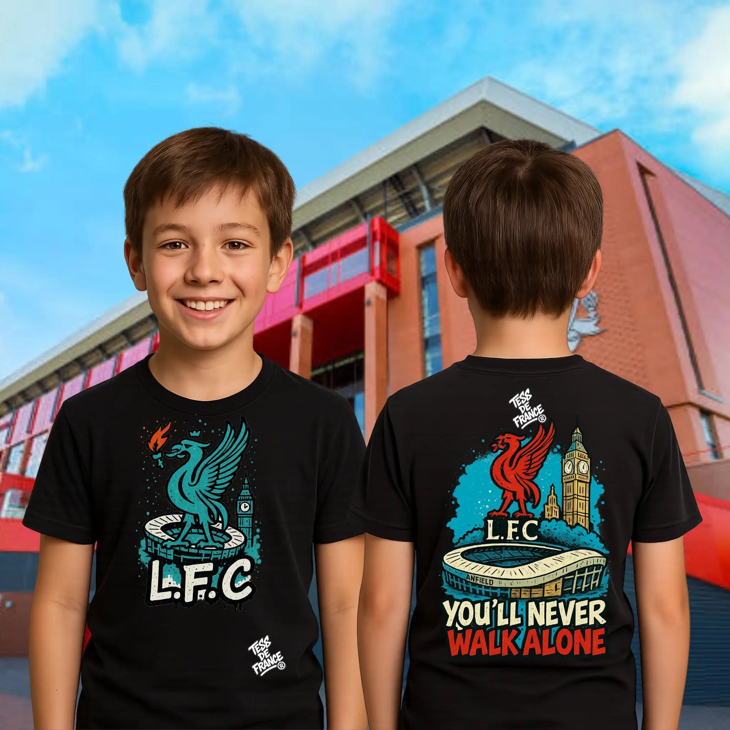 T-shirt&Sweat Liverpool "You'll Never Walk Alone" – Collection TessDeFrance - tessdefrance