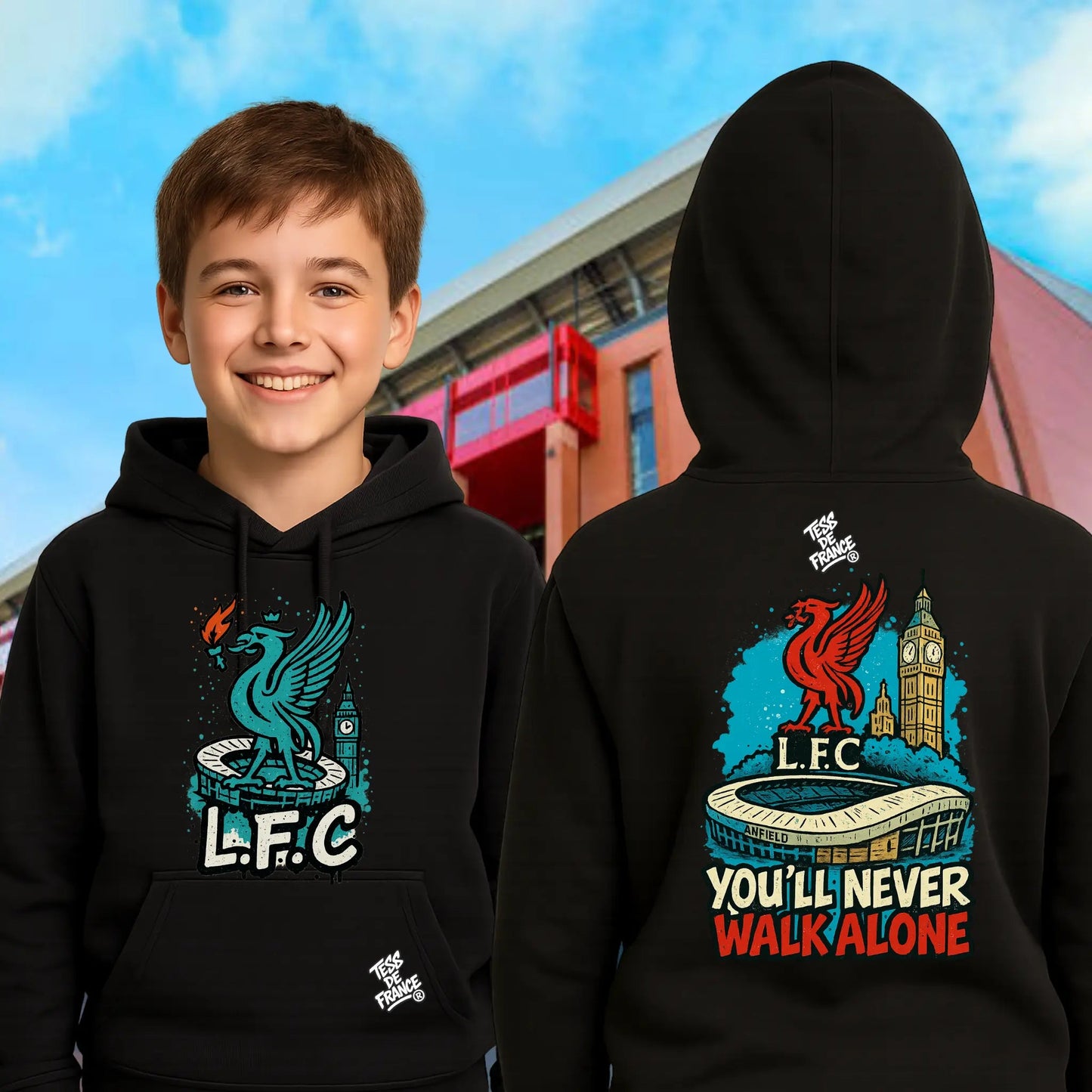 T-shirt&Sweat Liverpool "You'll Never Walk Alone" – Collection TessDeFrance - tessdefrance