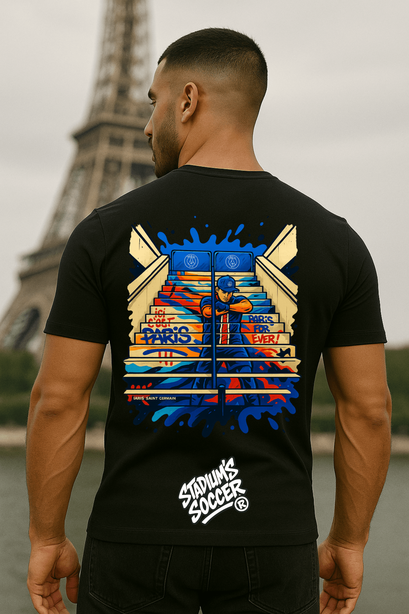 Tee - Shirt PANAME Street - Art (Stade Graff) - tessdefrance