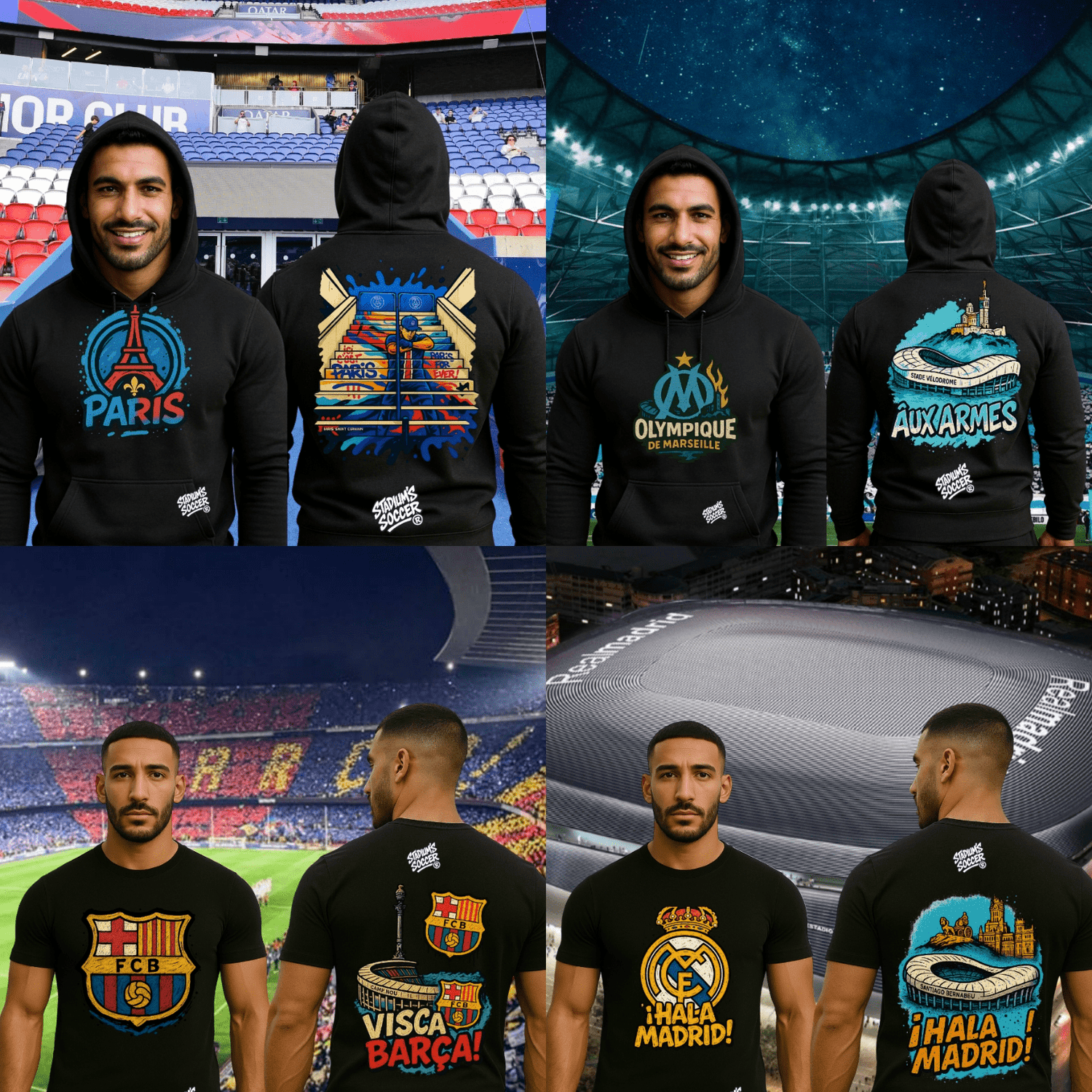 T-Shirts & Sweet Foot/Soccer Collection "Stadium's Soccer" – By Tess de France - tessdefrance