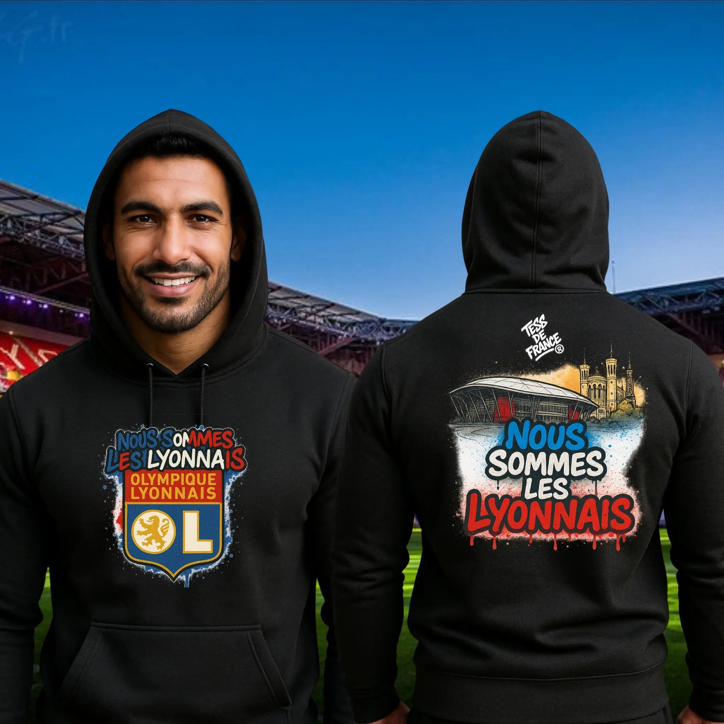 T-shirt & sweat OL "Nous sommes les Lyonnais" – Enfant & Adulte