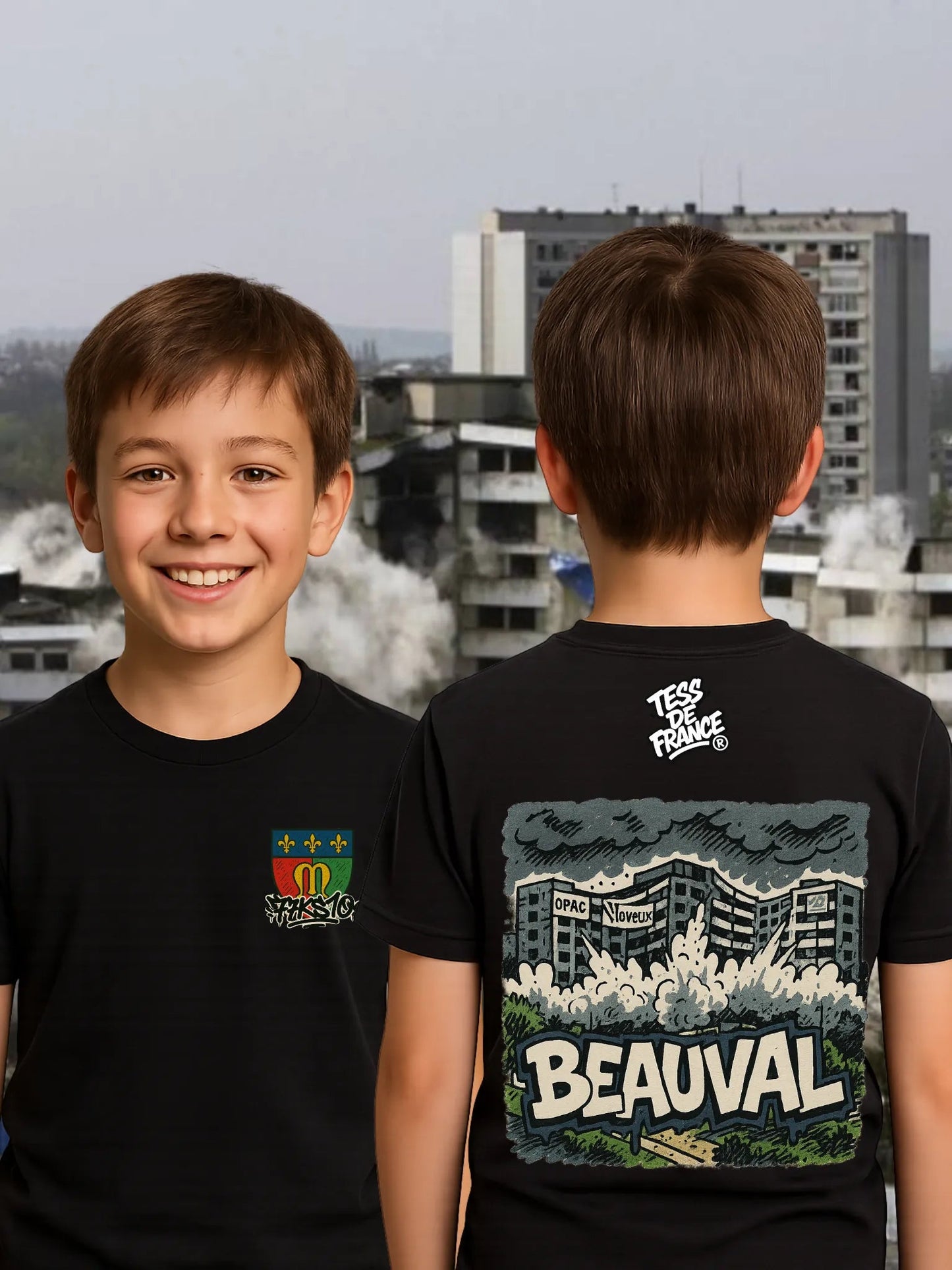 BEAUVAL – Sweat & T-Shirt Banlieue | Quartier de Meaux – Made in France - tessdefrance