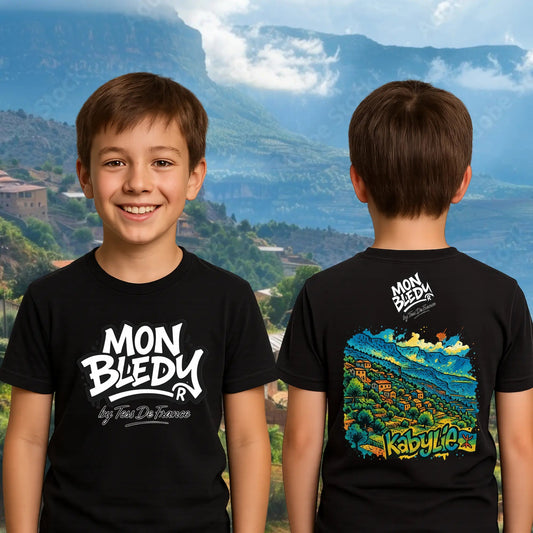 Sweat ou T-Shirt Kabyle “Mon Bledy” – Vêtement Amazigh 100% Coton Bio | Tess De France - tessdefrance