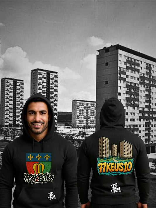 Sweat & T-shirt 77KEUS10 – Streetwear Banlieue by Tess de France - tessdefrance