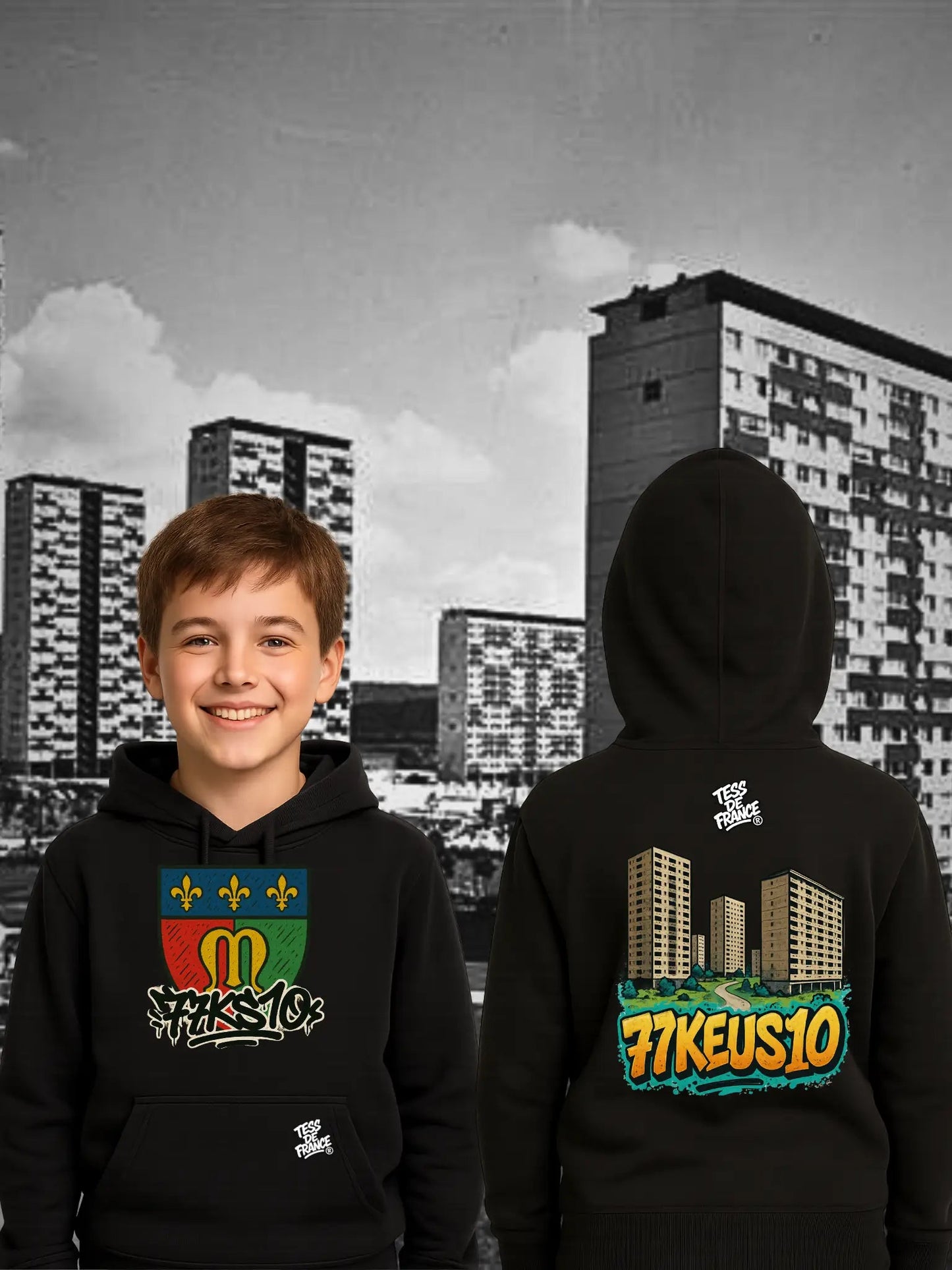 Sweat & T-shirt 77KEUS10 – Streetwear Banlieue by Tess de France - tessdefrance