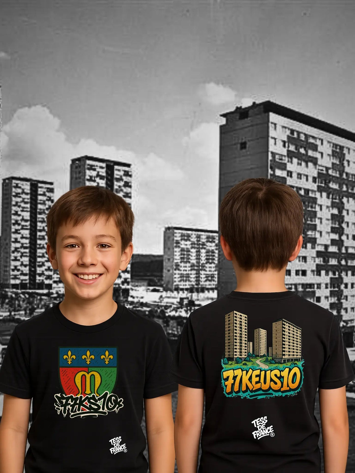 Sweat & T-shirt 77KEUS10 – Streetwear Banlieue by Tess de France - tessdefrance