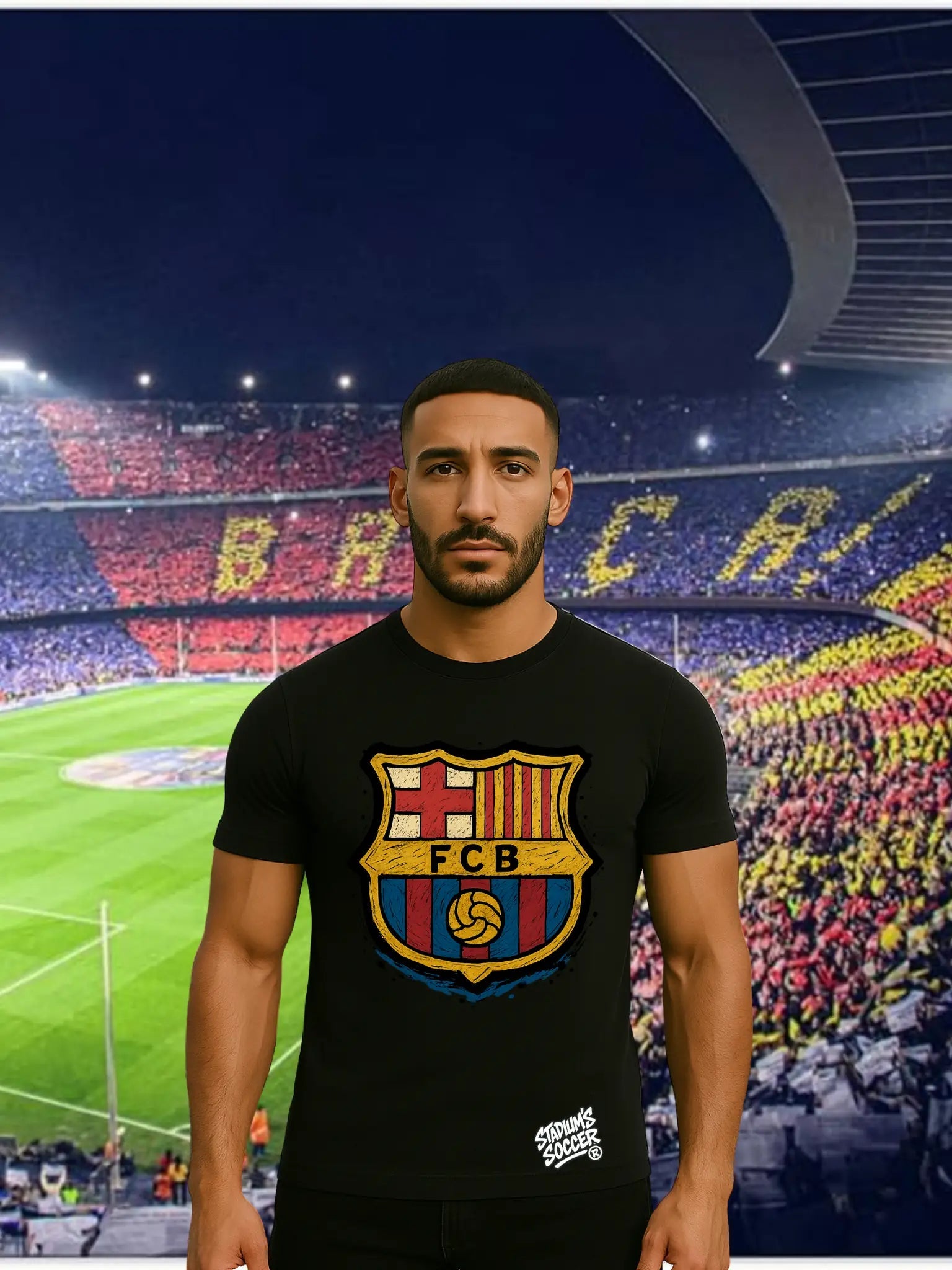 Sweat & T-Shirt FC Barcelone – Visca Barça | Camp Nou | Inspiration Supporters - tessdefrance