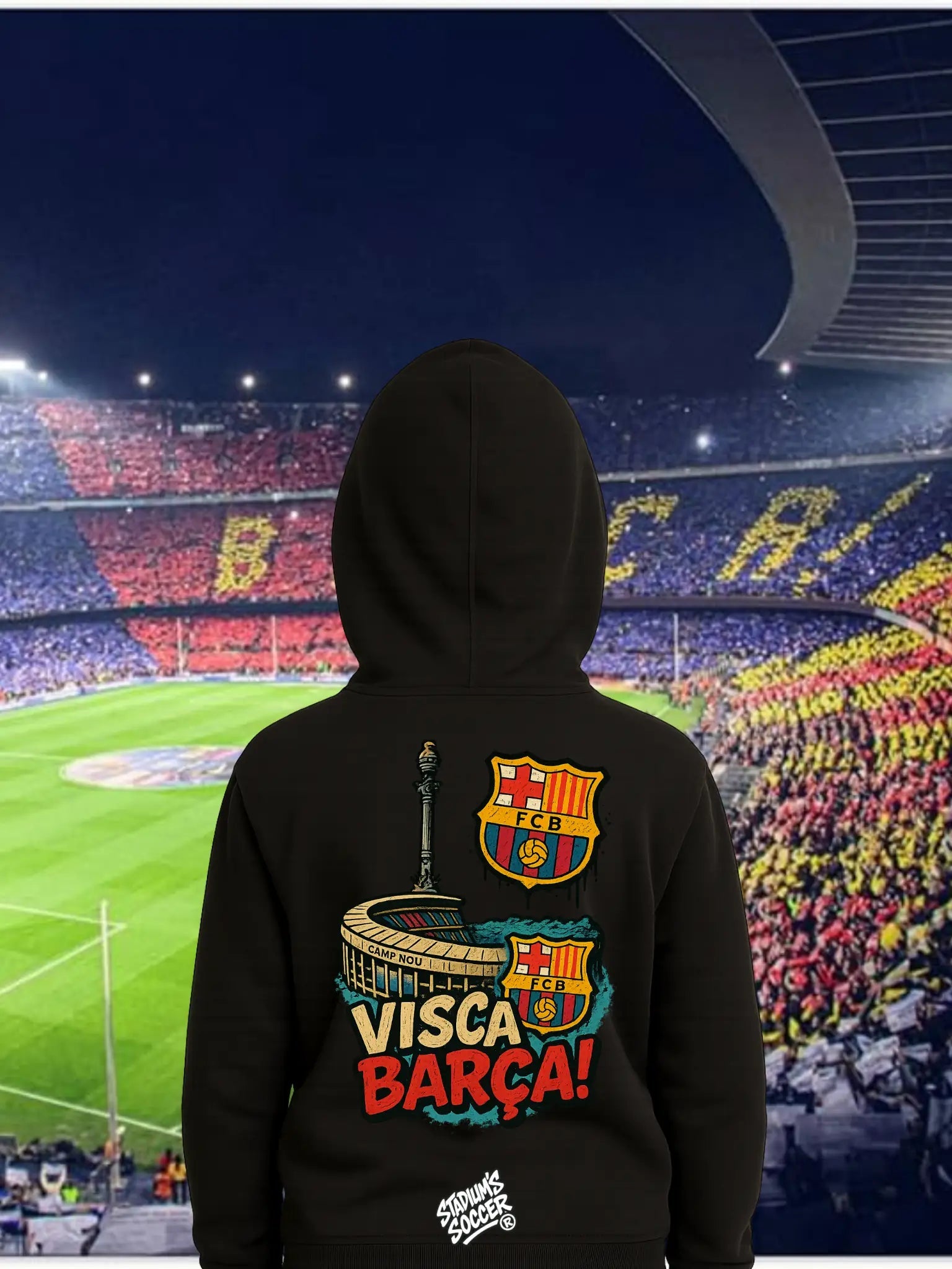 Sweat & T-Shirt FC Barcelone – Visca Barça | Camp Nou | Inspiration Supporters - tessdefrance
