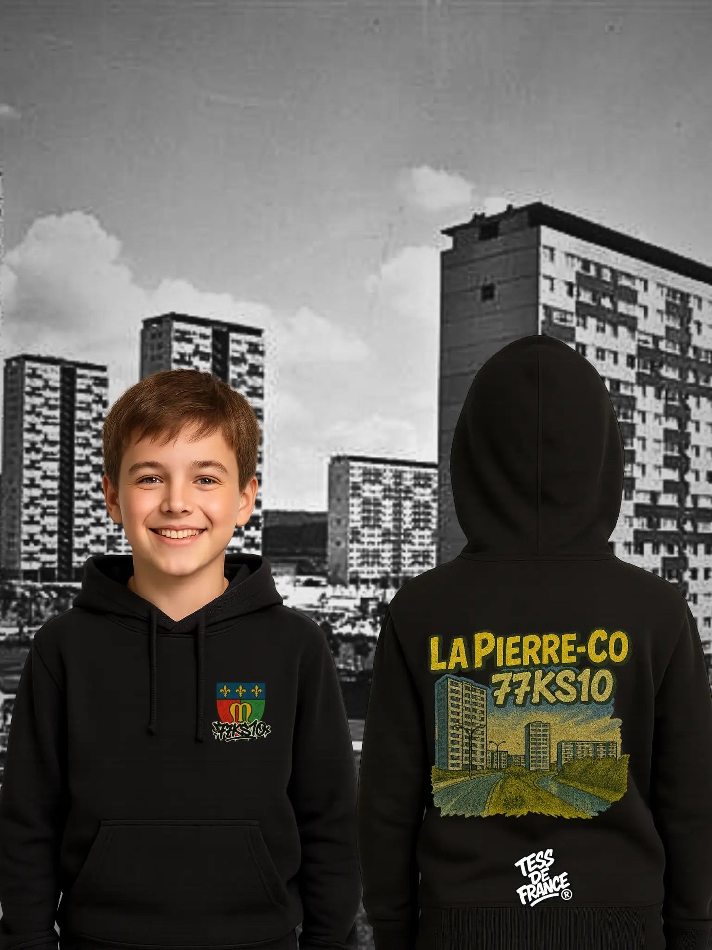 Sweat & T-Shirt "La Pierre - Co 77KS10" – Édition Tess De France - tessdefrance