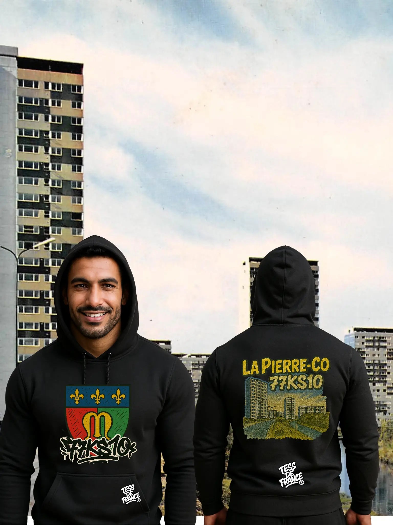 Sweat & T-Shirt "La Pierre - Co 77KS10" – Édition Tess De France - tessdefrance