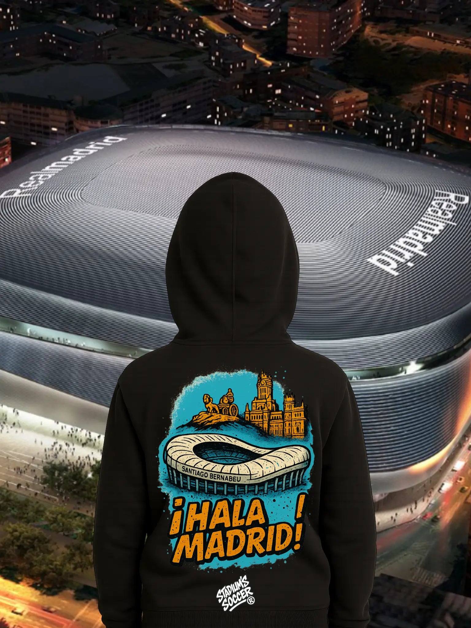 T-Shirt "¡Hala Madrid!" | Passion Real Madrid & Stade Bernabéu – Exclusivité Tess de France - tessdefrance