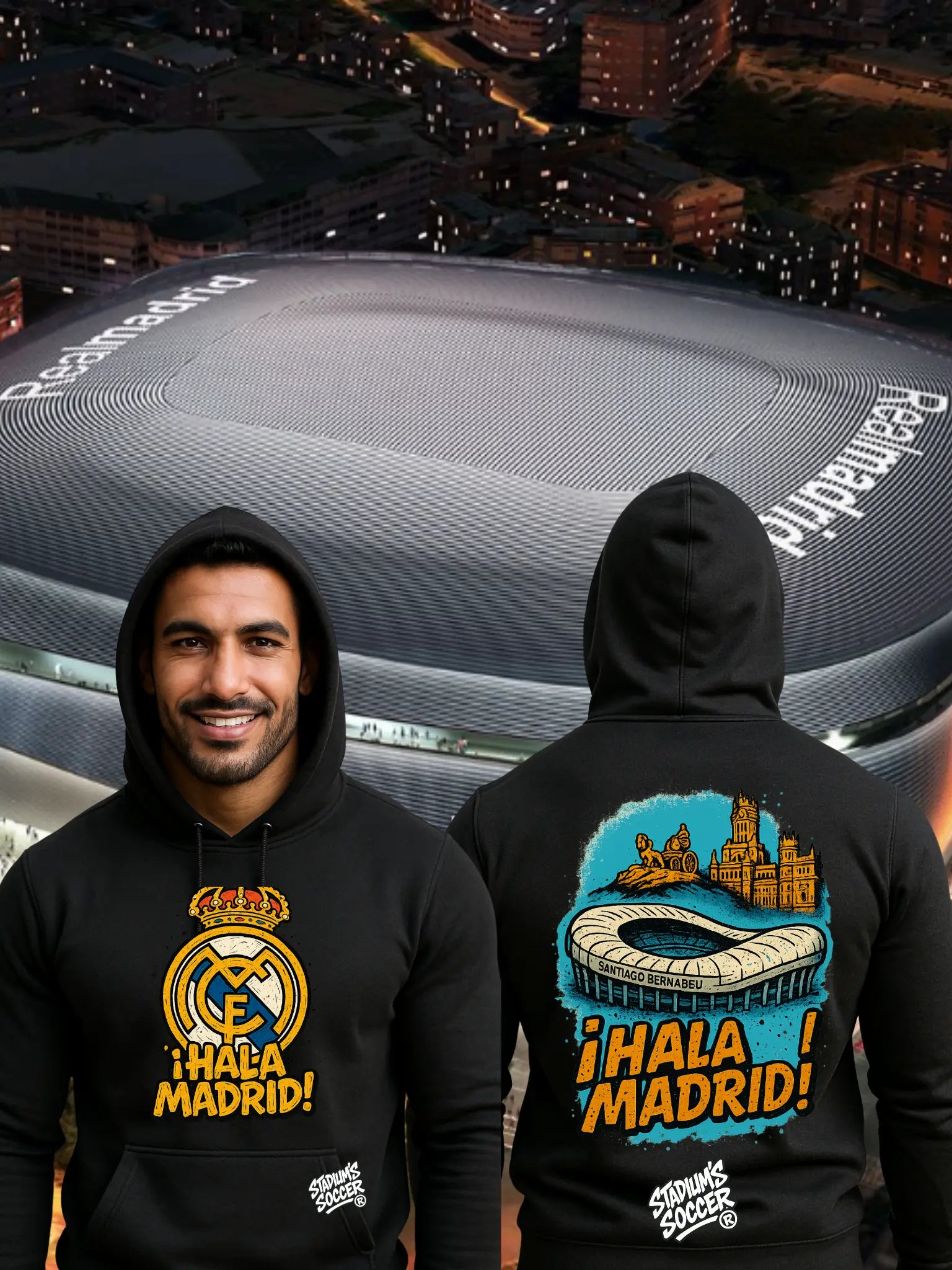 T-Shirt "¡Hala Madrid!" | Passion Real Madrid & Stade Bernabéu – Exclusivité Tess de France - tessdefrance