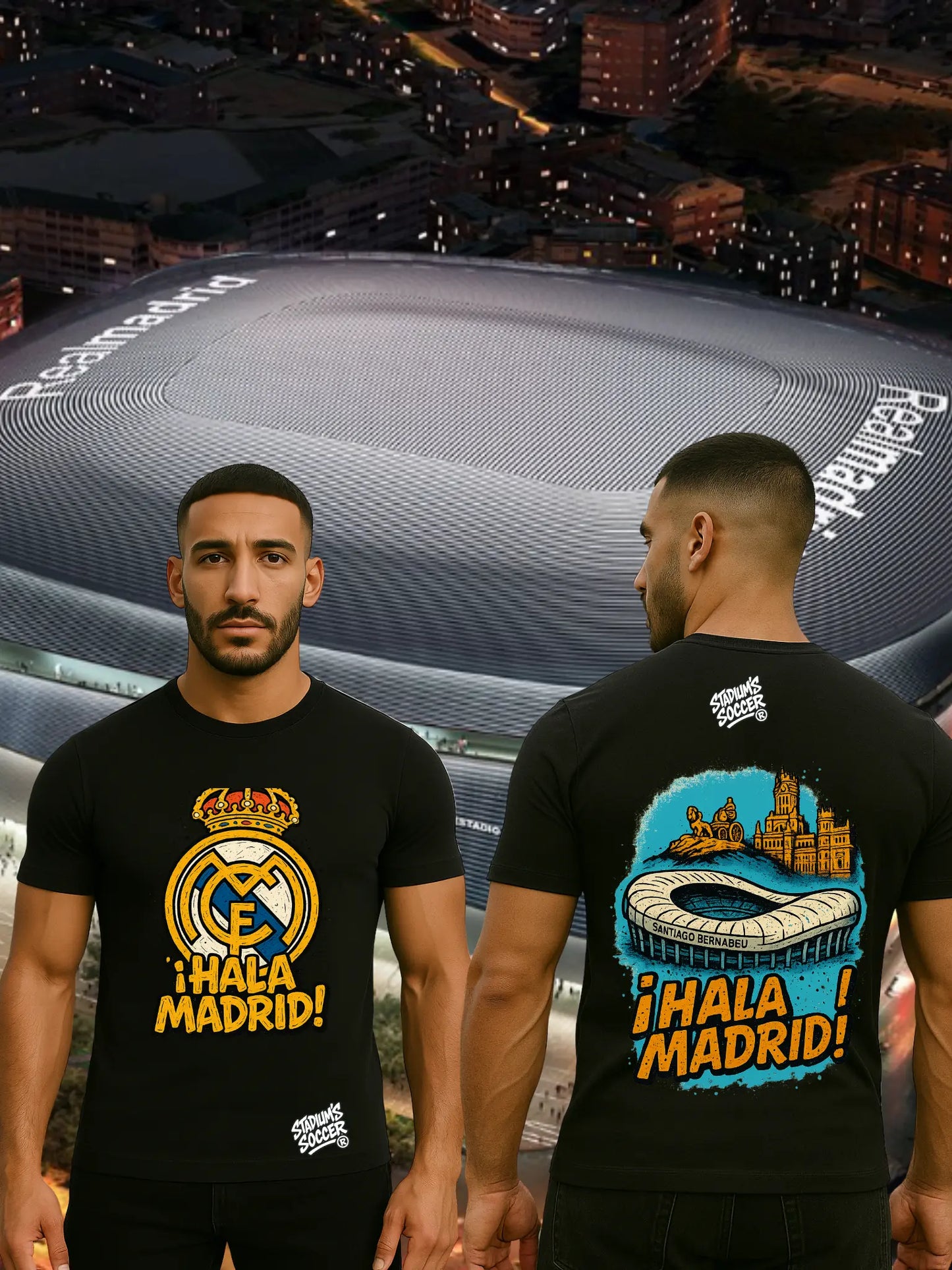 T-Shirt "¡Hala Madrid!" | Passion Real Madrid & Stade Bernabéu – Exclusivité Tess de France - tessdefrance