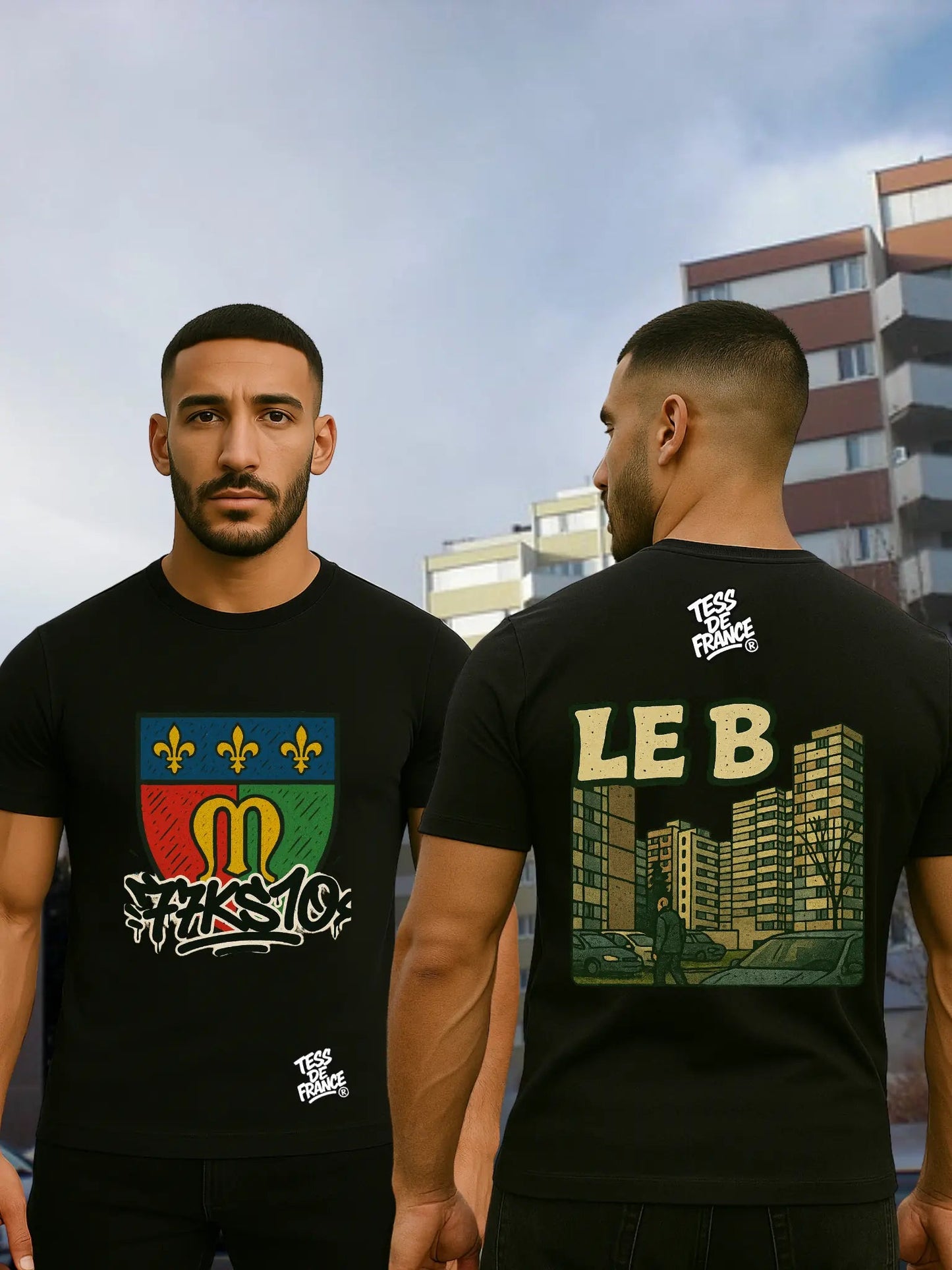 T-Shirt "LE B" – Esprit Banlieue 2.0 | Meaux - tessdefrance