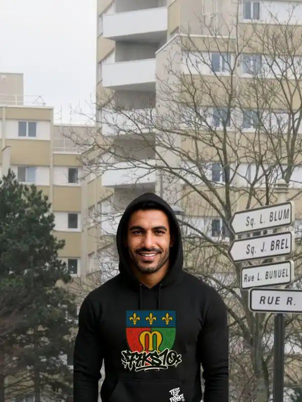 T-shirt "LE B" – Meaux | Style Banlieue 100% Coton Made in France - tessdefrance