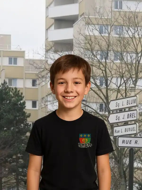 T-shirt "LE B" – Meaux | Style Banlieue 100% Coton Made in France - tessdefrance