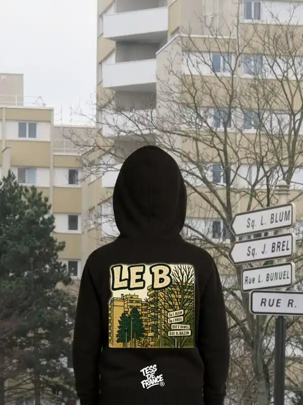 T-shirt "LE B" – Meaux | Style Banlieue 100% Coton Made in France - tessdefrance