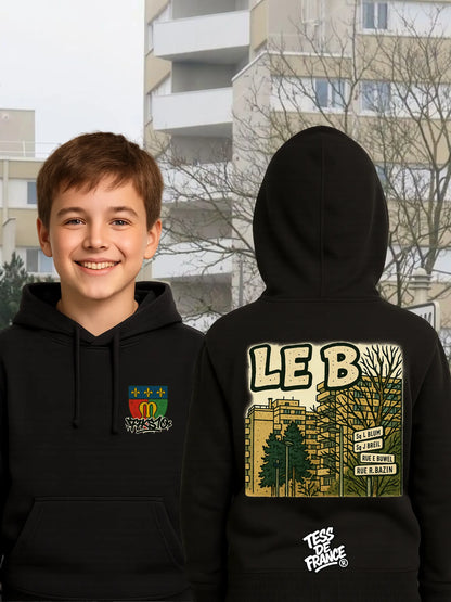 T-shirt "LE B" – Meaux | Style Banlieue 100% Coton Made in France - tessdefrance