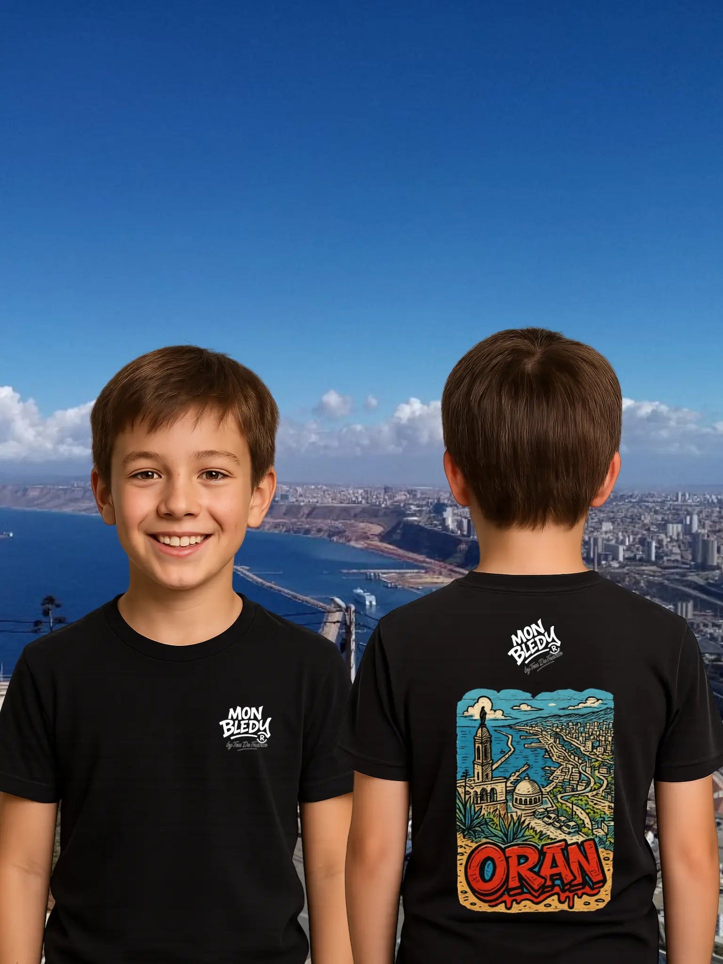 T-Shirt "Oran" – MON BLEDY® | Streetwear algérien fier et stylé - tessdefrance
