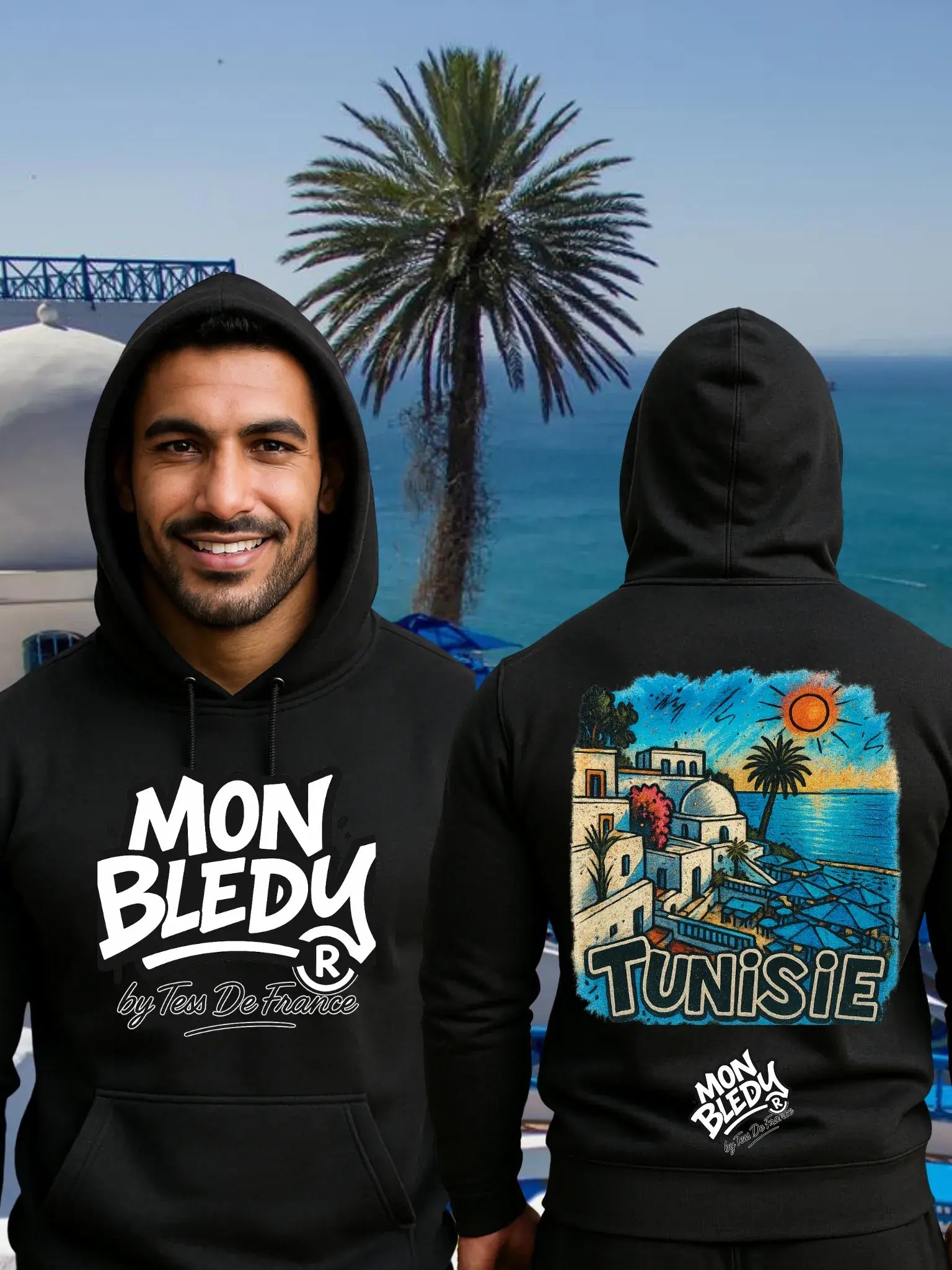 T-Shirt "Oran" – MON BLEDY® | Streetwear algérien fier et stylé - tessdefrance