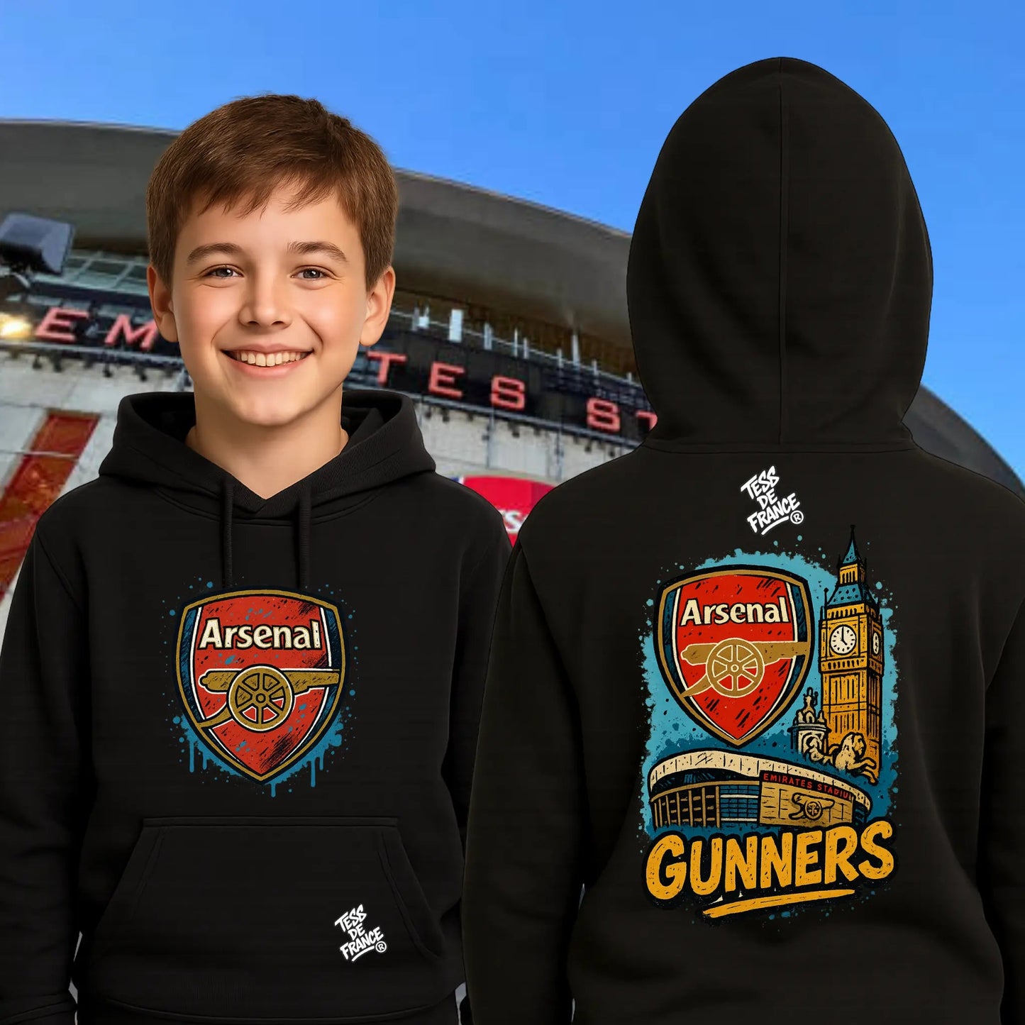 T-shirt & Sweat Arsenal – Gunners | Tess De France - tessdefrance