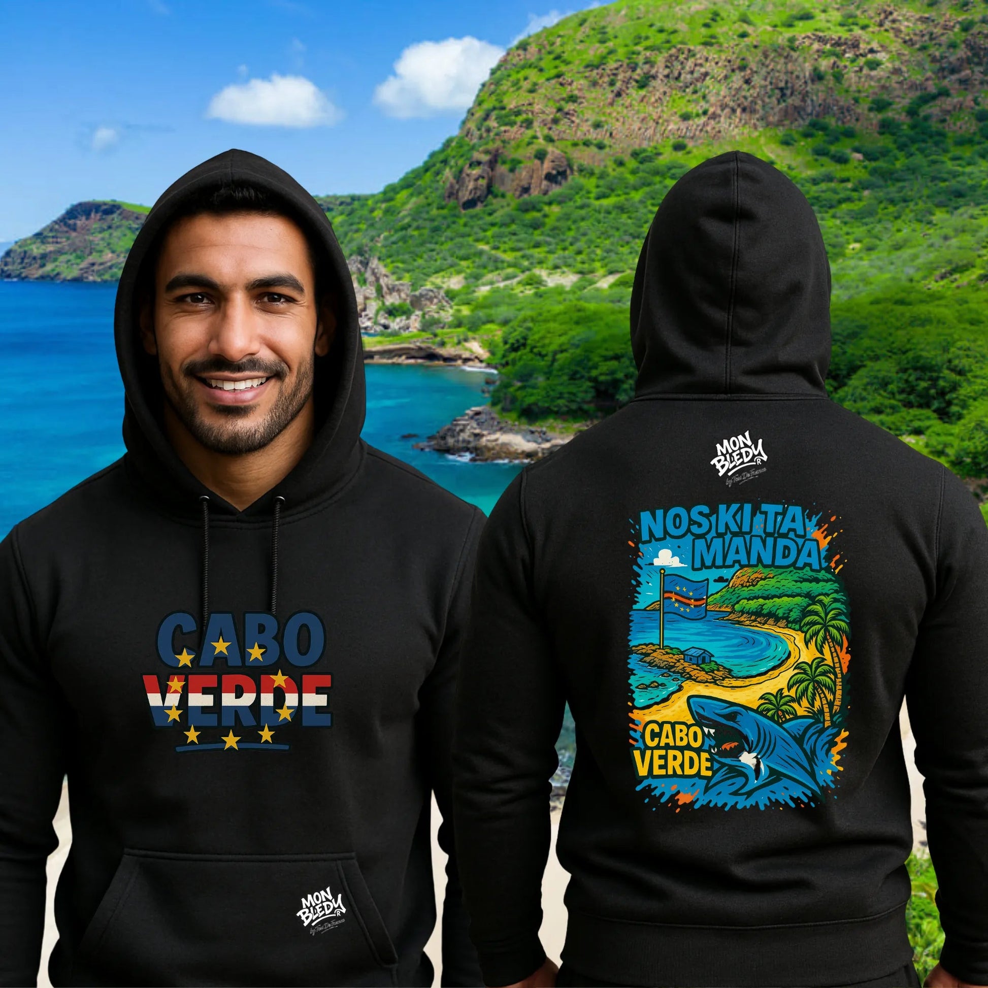 T-Shirt & Sweat "Cabo Verde - Nos Ki Ta Manda" | Adultes & Enfants | Édition Mon Bledy - tessdefrance