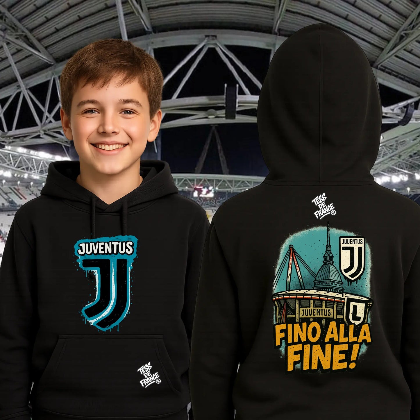 T-shirt & Sweat Juventus "Fino Alla Fine" - tessdefrance
