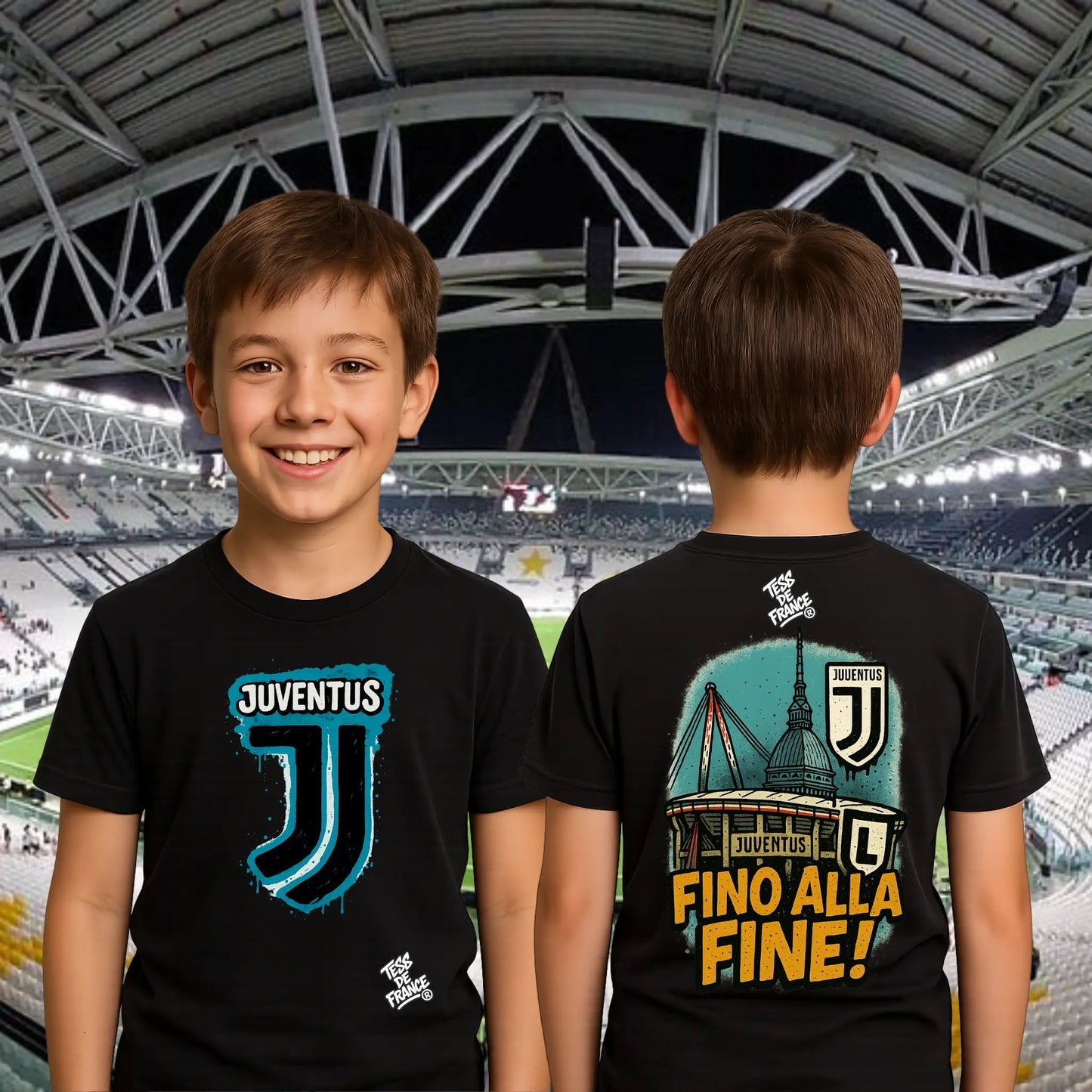 T-shirt & Sweat Juventus "Fino Alla Fine" - tessdefrance