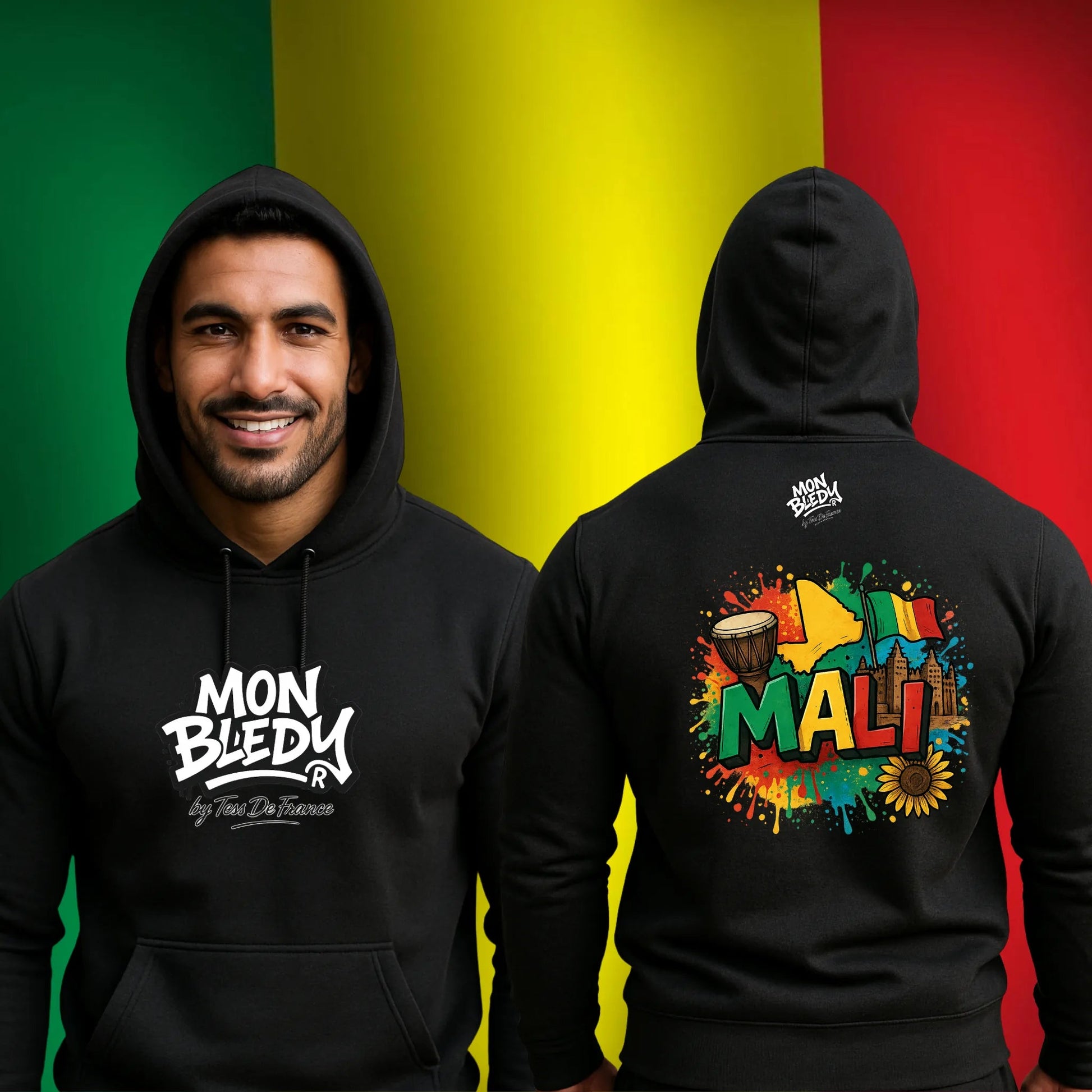 T-shirt & Sweat MALI – Mon Bledy by Tess De France | Fierté & Couleurs Africaines - tessdefrance