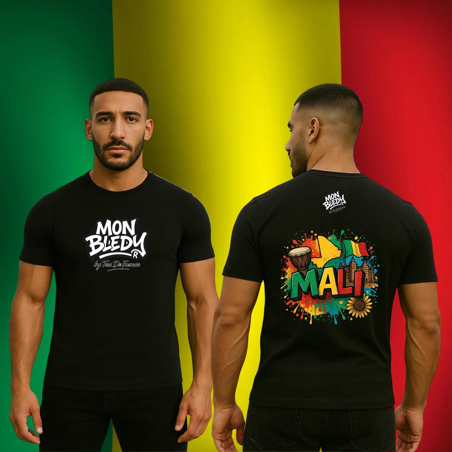 T-shirt & Sweat MALI – Mon Bledy by Tess De France | Fierté & Couleurs Africaines - tessdefrance
