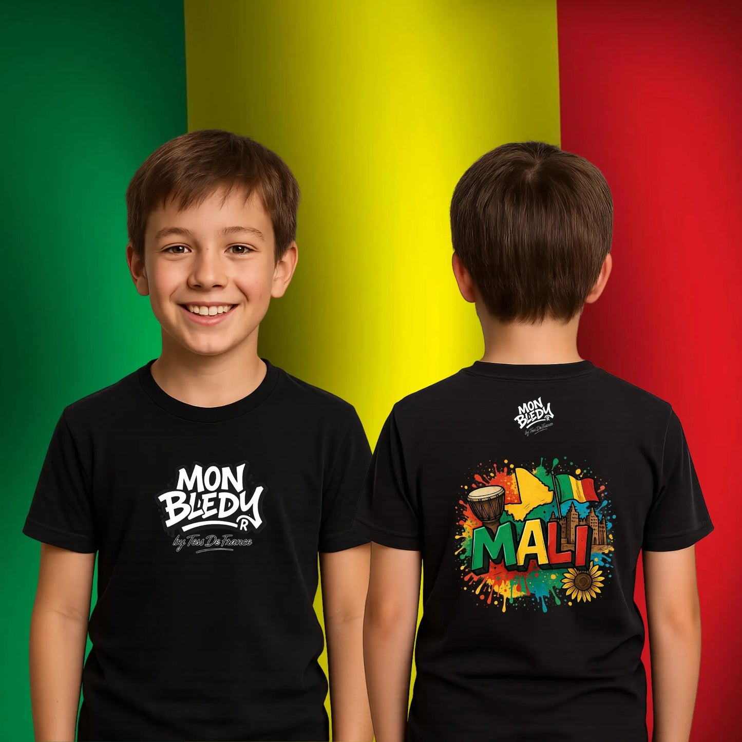 T-shirt & Sweat MALI – Mon Bledy by Tess De France | Fierté & Couleurs Africaines - tessdefrance