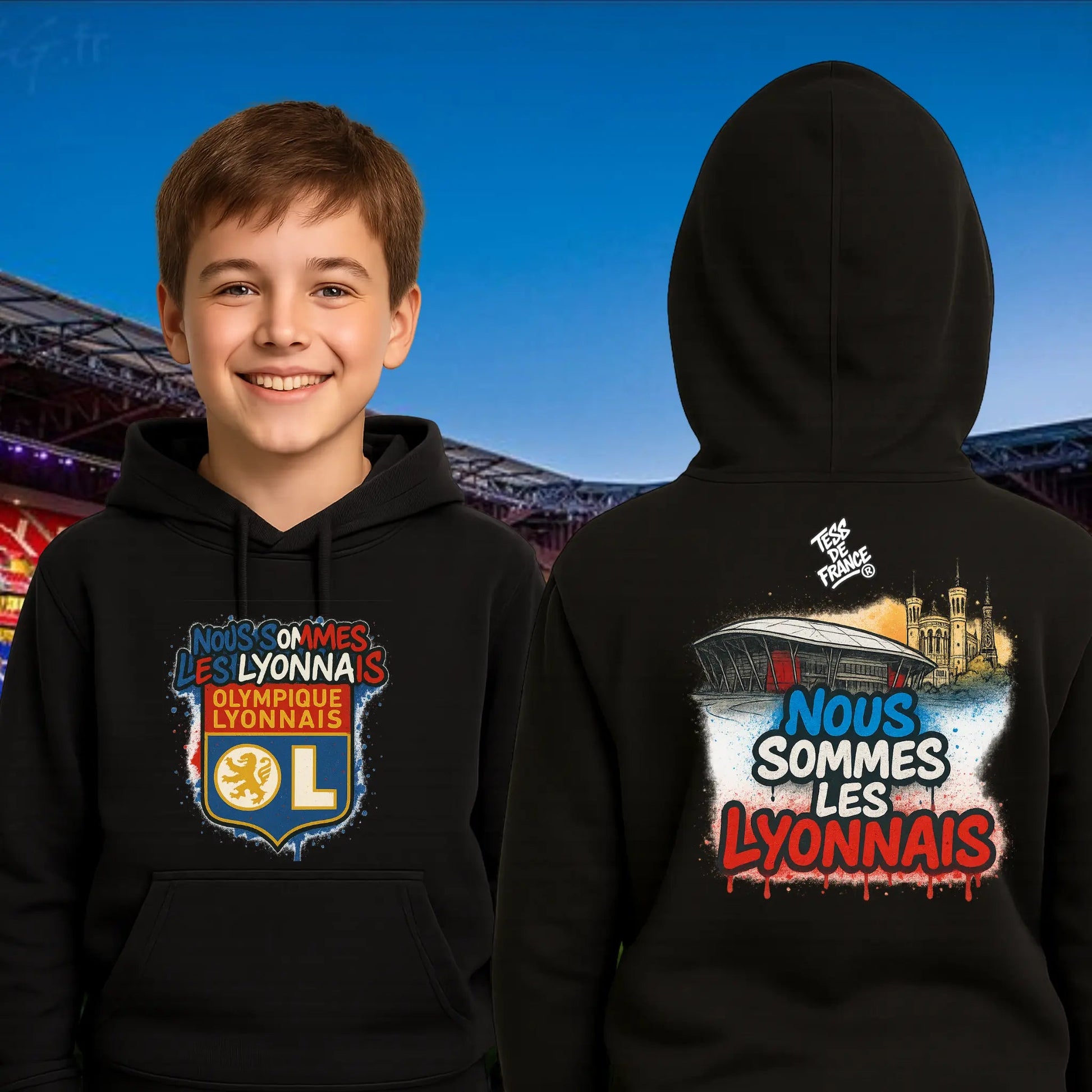 T-shirt & sweat OL "Nous sommes les Lyonnais" – Enfant & Adulte - tessdefrance