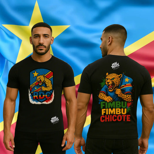 T-shirt & Sweat RDC | Léopard Fimbu – Adultes & Enfants – Mon Bledy - tessdefrance