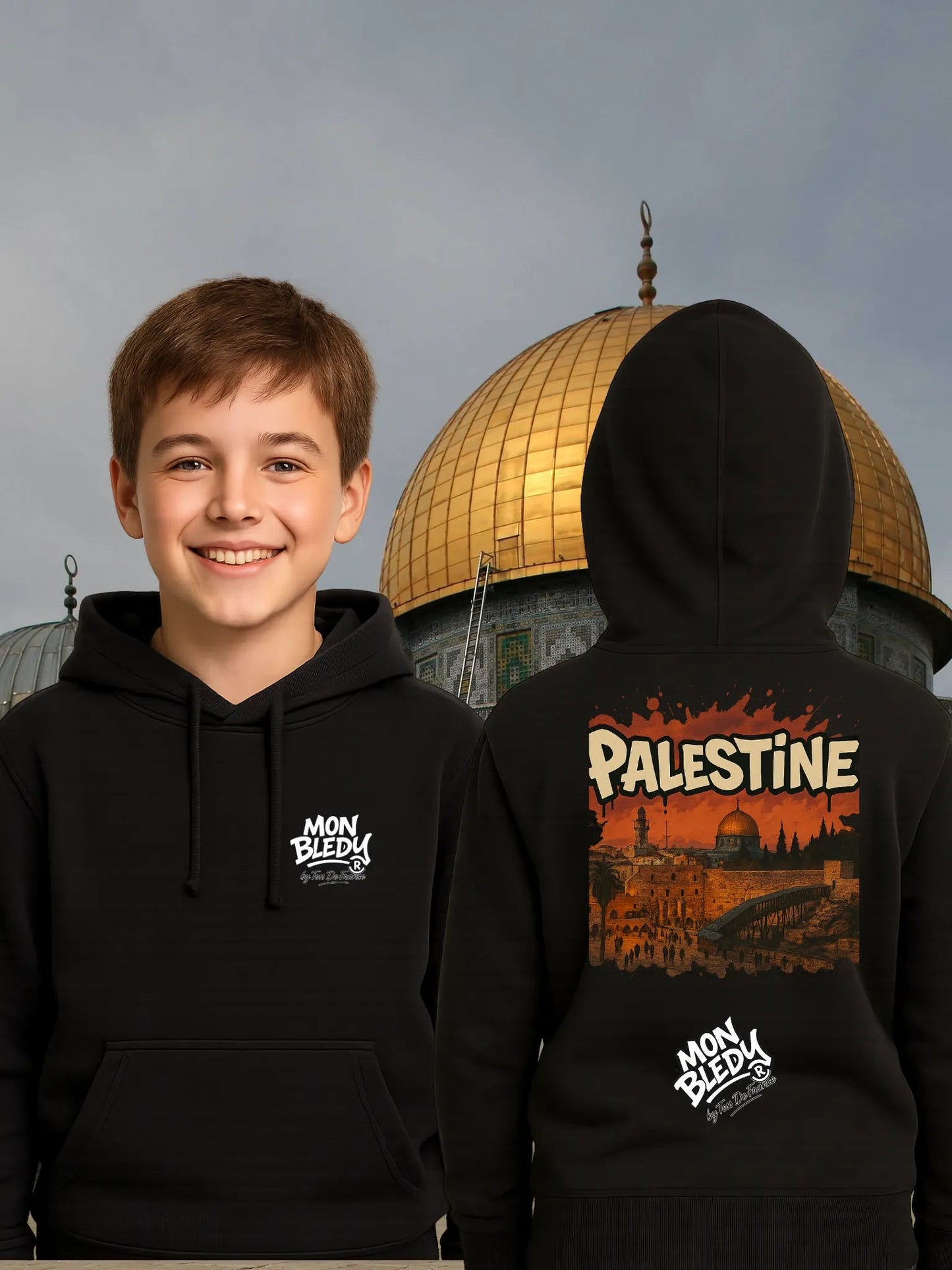 T-shirt&Sweat Free Palestine – Dôme du Rocher | Mon Rêve Mon Drapeau - tessdefrance