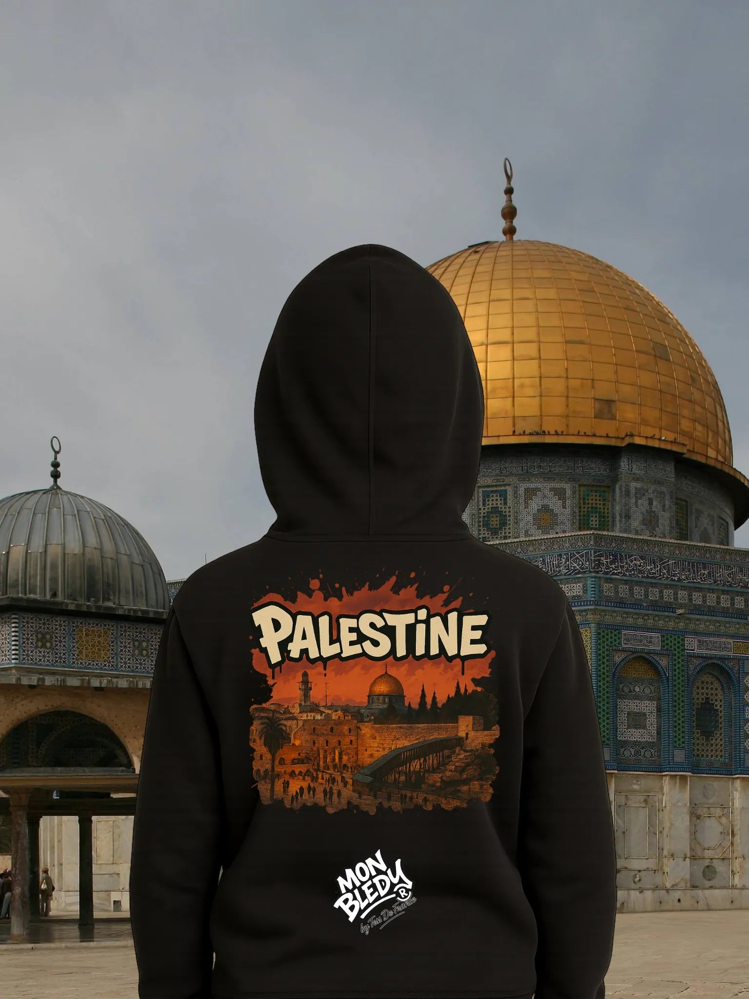 T-shirt&Sweat Free Palestine – Dôme du Rocher | Mon Rêve Mon Drapeau - tessdefrance