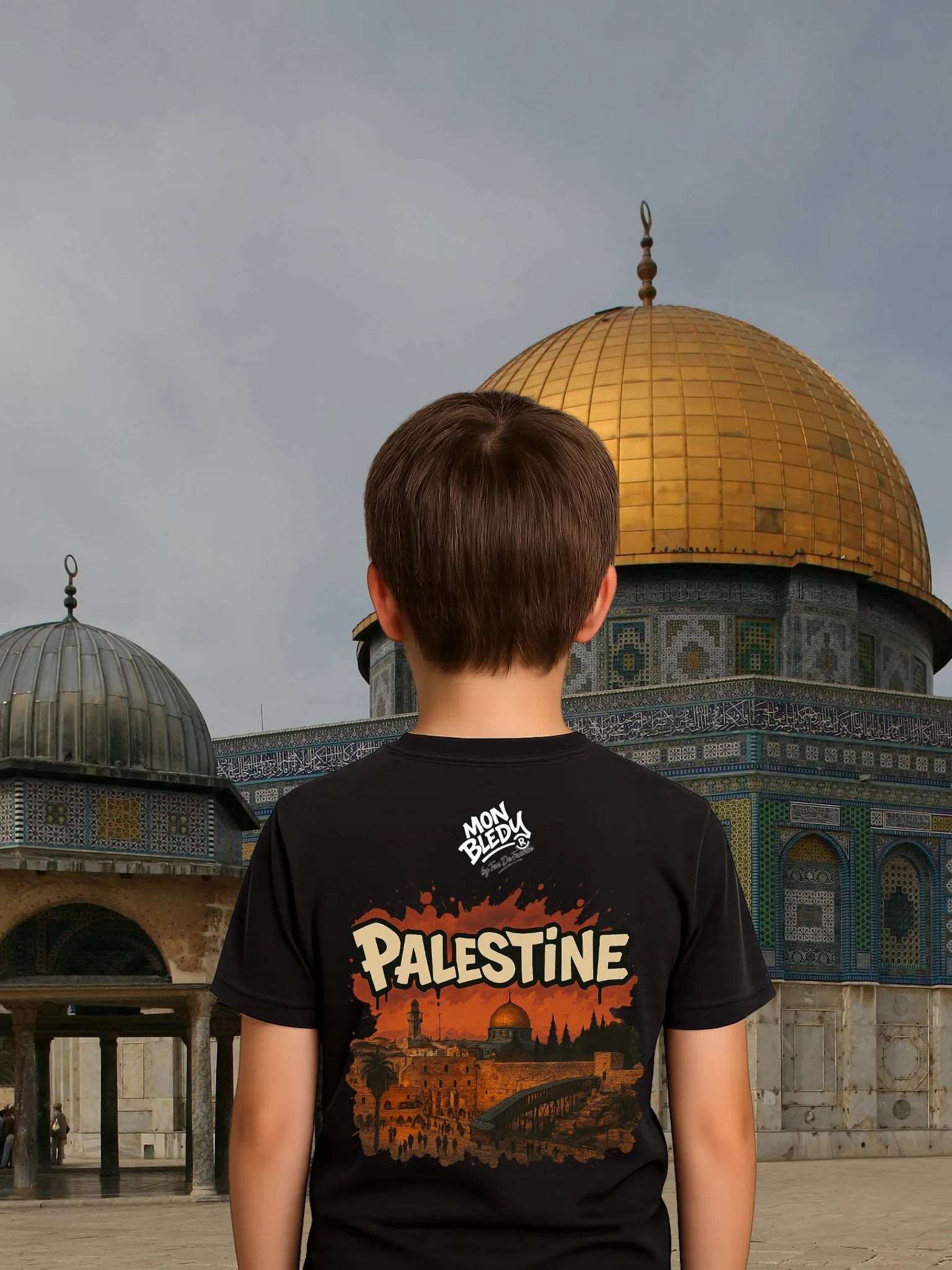 T-shirt&Sweat Free Palestine – Dôme du Rocher | Mon Rêve Mon Drapeau - tessdefrance