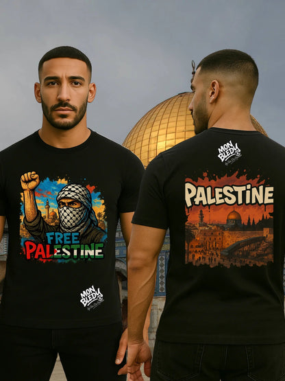T-shirt&Sweat Free Palestine – Dôme du Rocher | Mon Rêve Mon Drapeau - tessdefrance