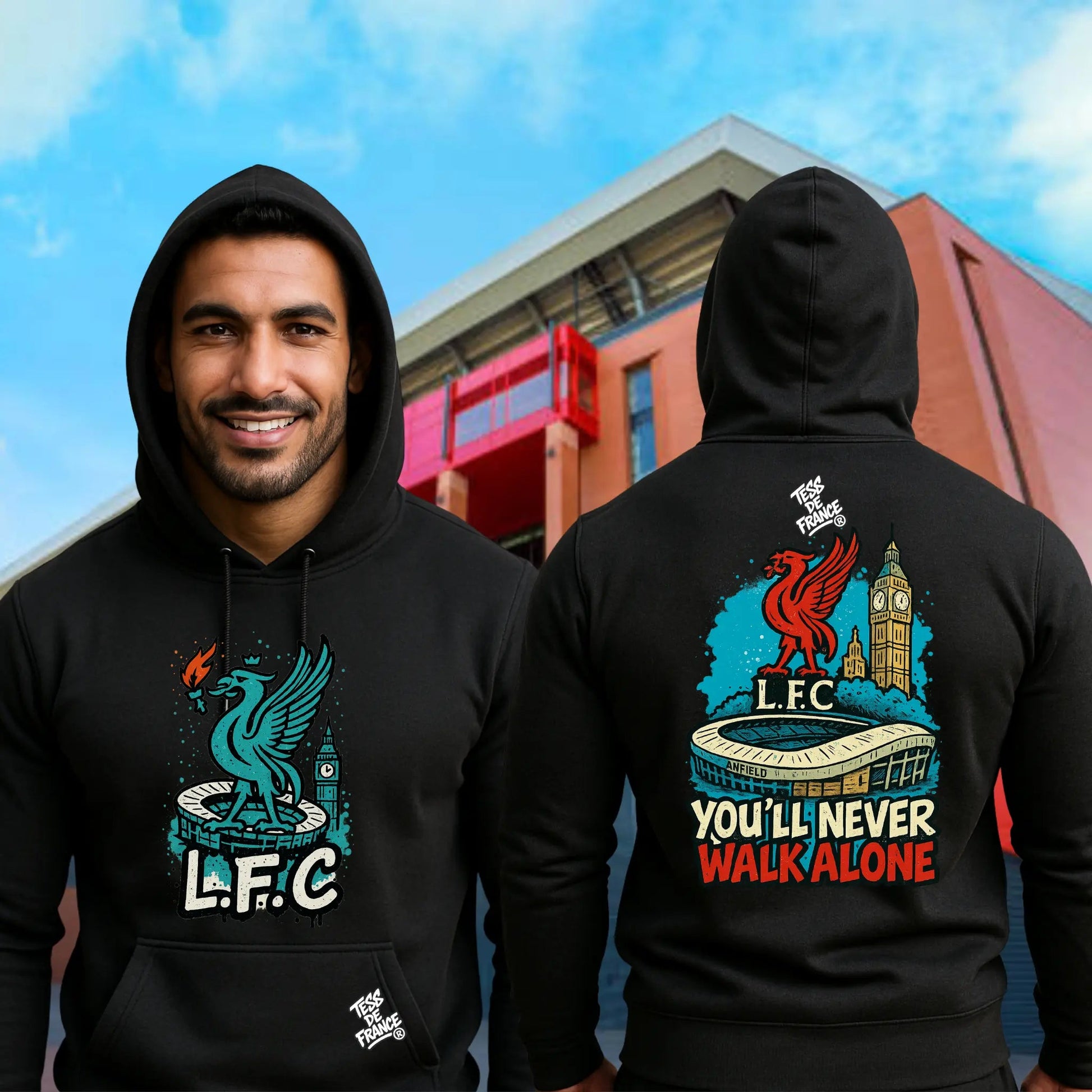 T-shirt&Sweat Liverpool "You'll Never Walk Alone" – Collection TessDeFrance - tessdefrance