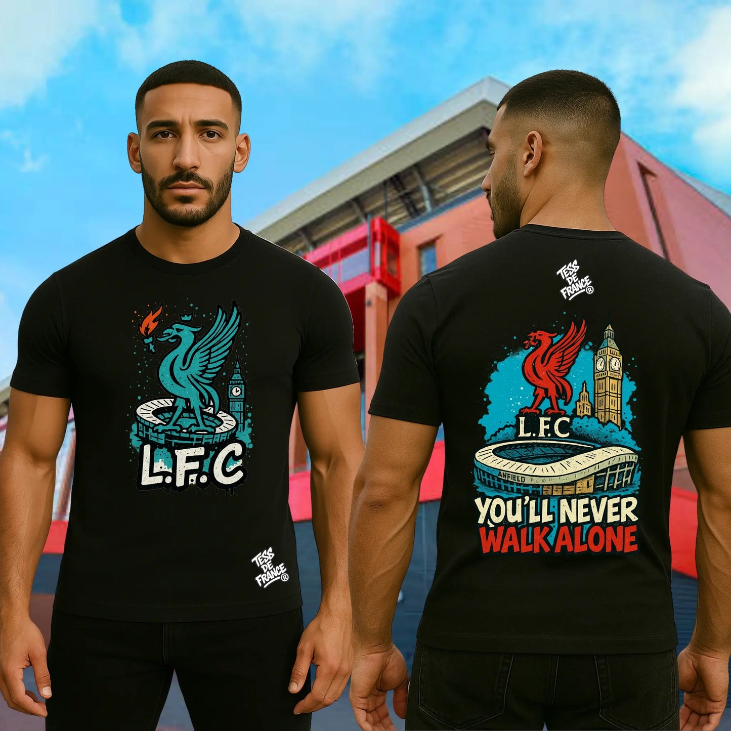 T-shirt&Sweat Liverpool "You'll Never Walk Alone" – Collection TessDeFrance - tessdefrance