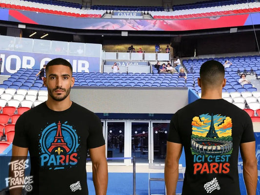Tee - Shirt PANAME Street - Art (Stade Au Couché de Soleil) - tessdefrance